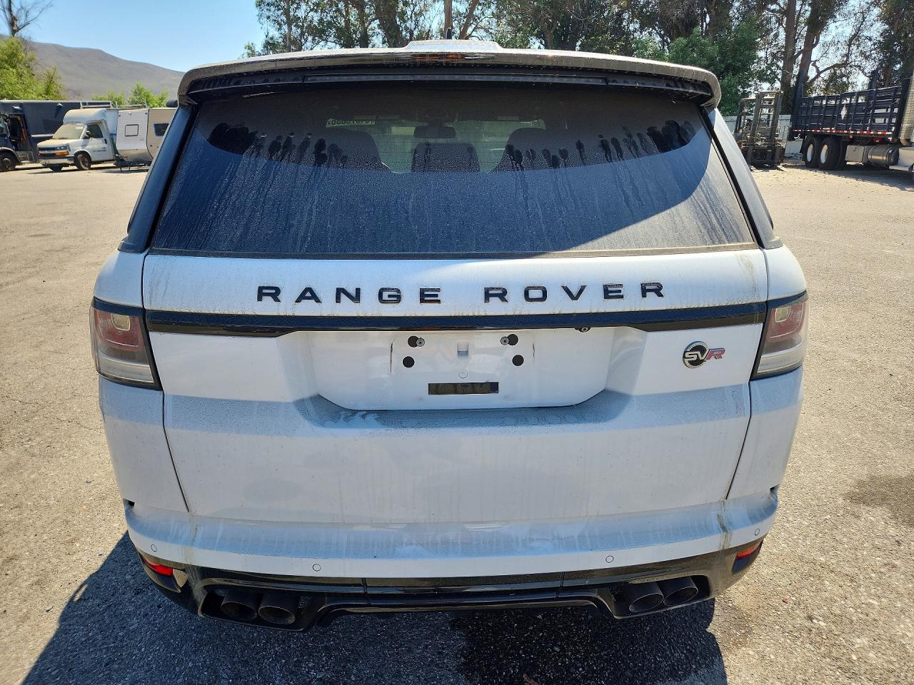 2015 Land Rover Range Rover Sport Svr White vin: SALWZ2EF1FA524617