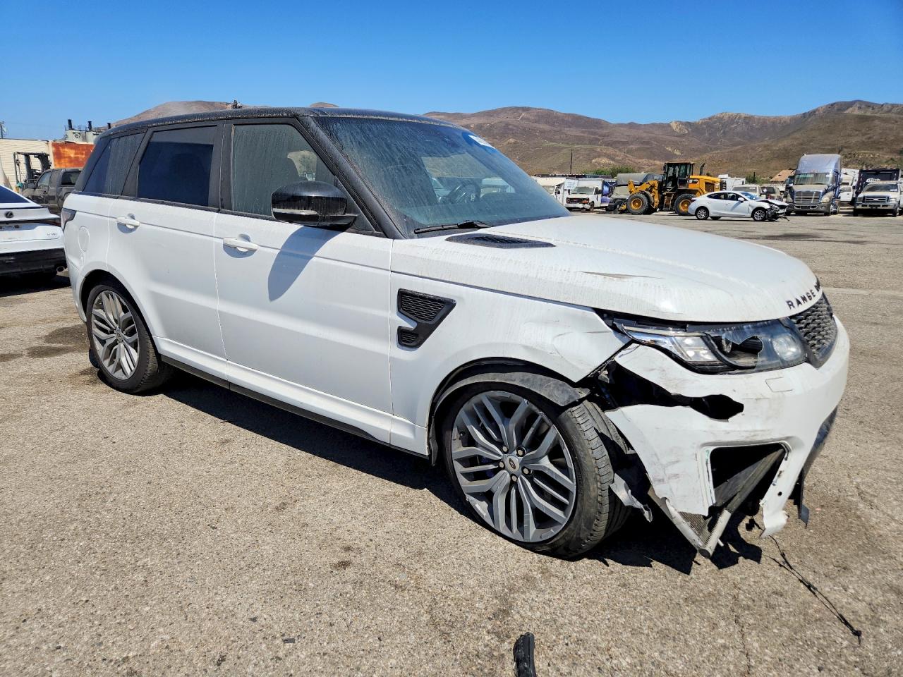 2015 Land Rover Range Rover Sport Svr White vin: SALWZ2EF1FA524617