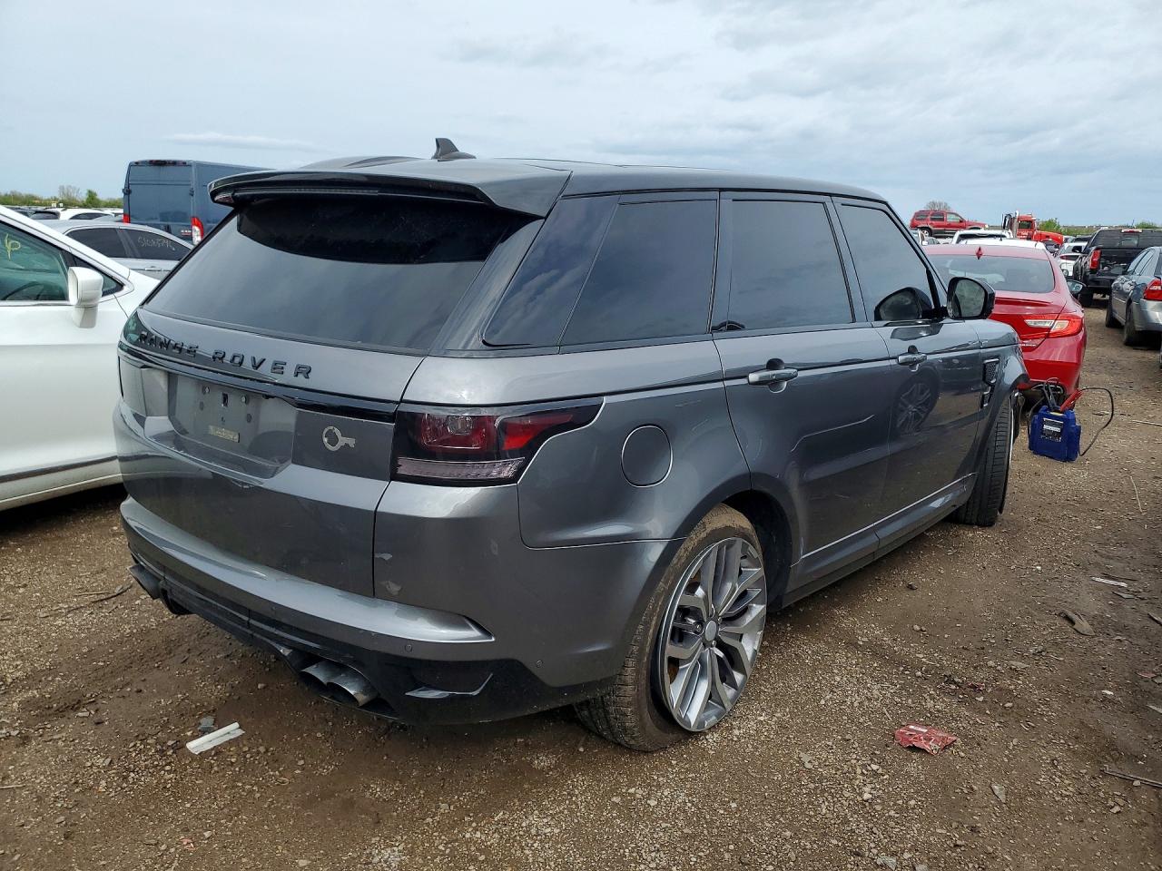 2015 Land Rover Range Rover Sport Svr Gray vin: SALWZ2EF5FA520330