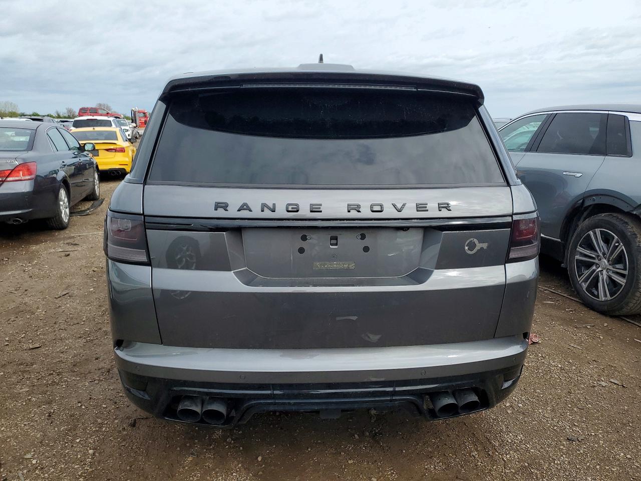 2015 Land Rover Range Rover Sport Svr Gray vin: SALWZ2EF5FA520330