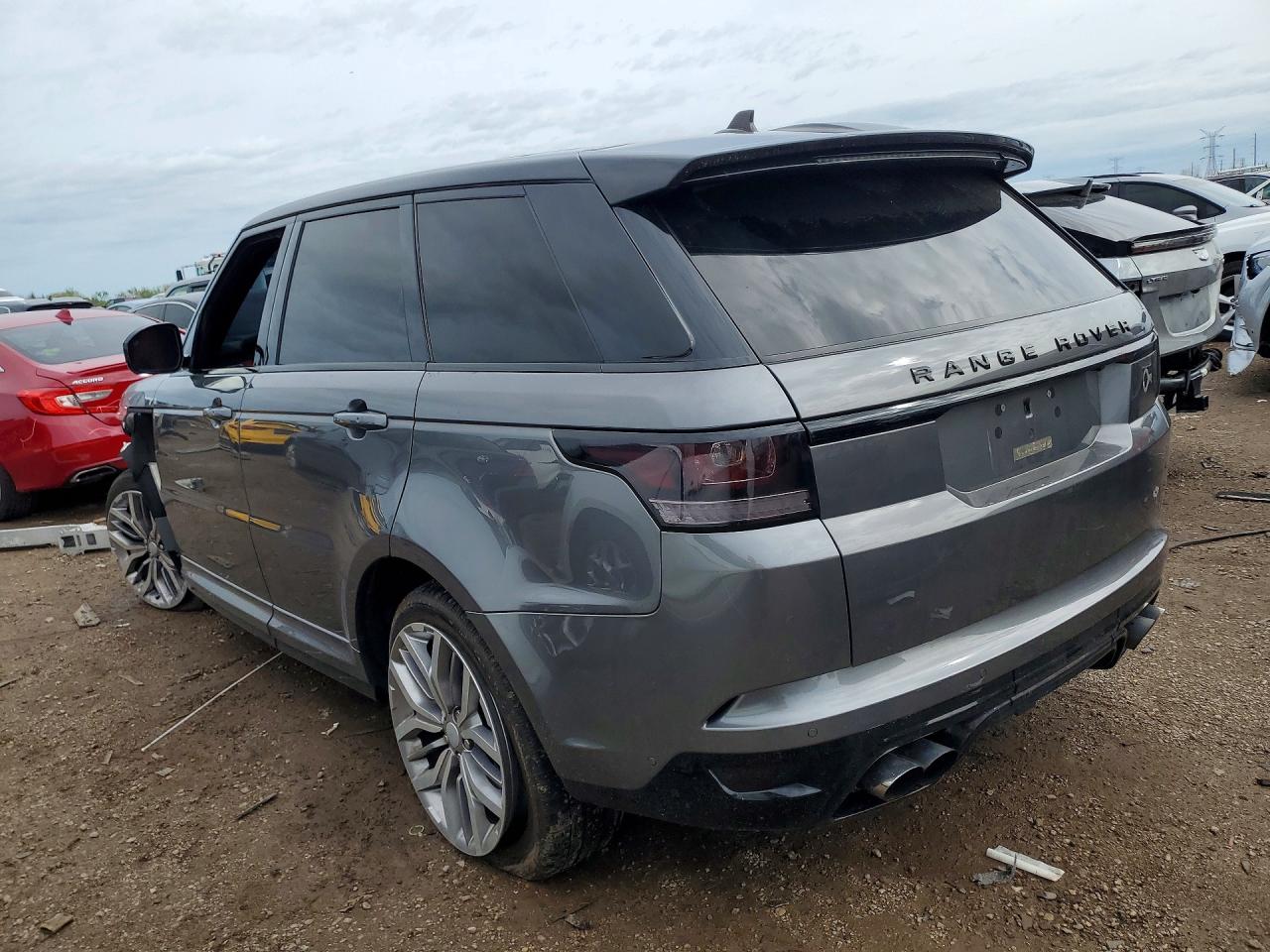 2015 Land Rover Range Rover Sport Svr Gray vin: SALWZ2EF5FA520330