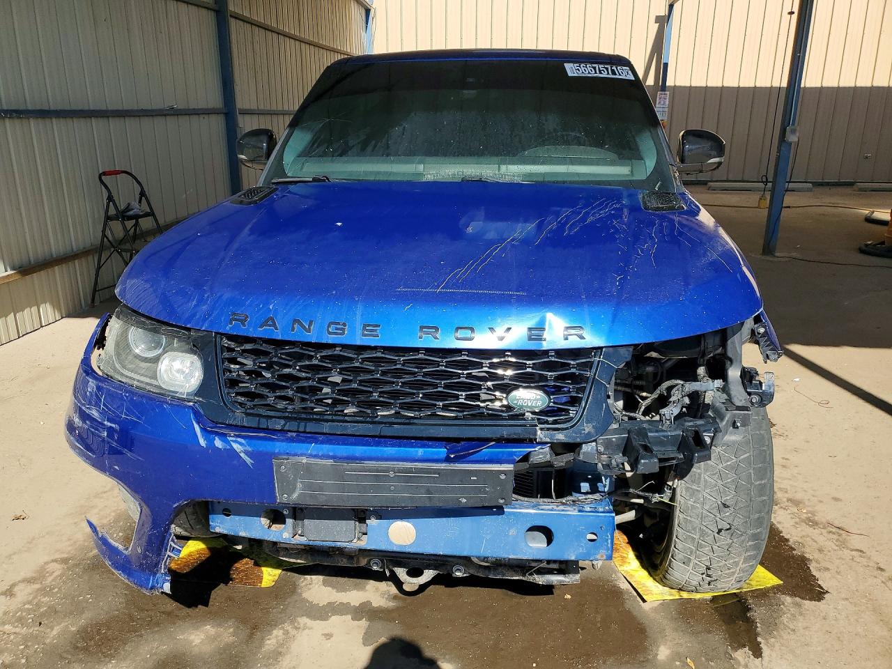 2015 Land Rover Range Rover Sport Svr Blue vin: SALWZ2EFXFA524177