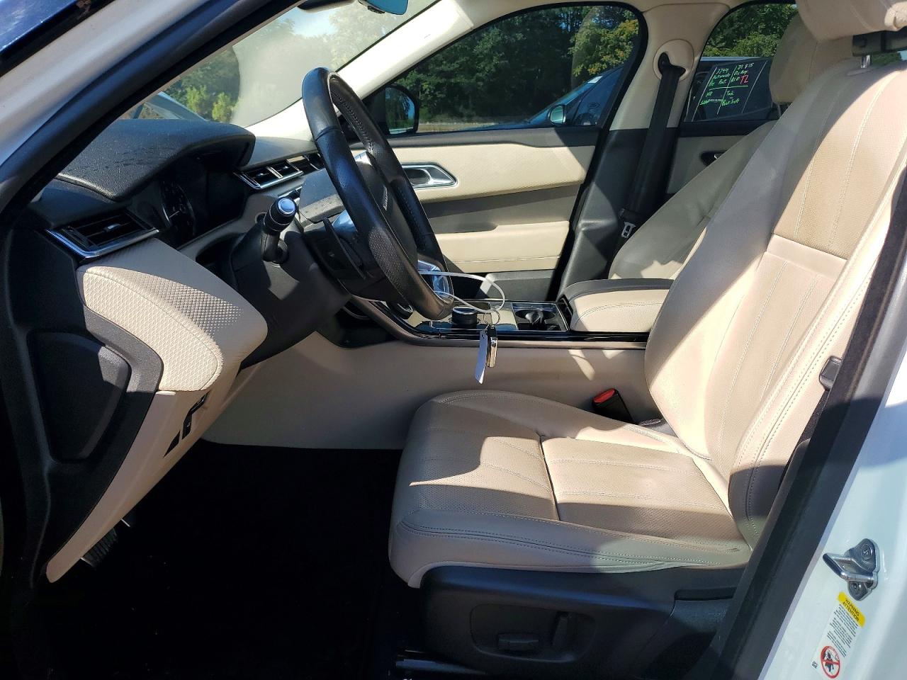 2019 Land Rover Range Rover Velar S White vin: SALYB2EX4KA780847