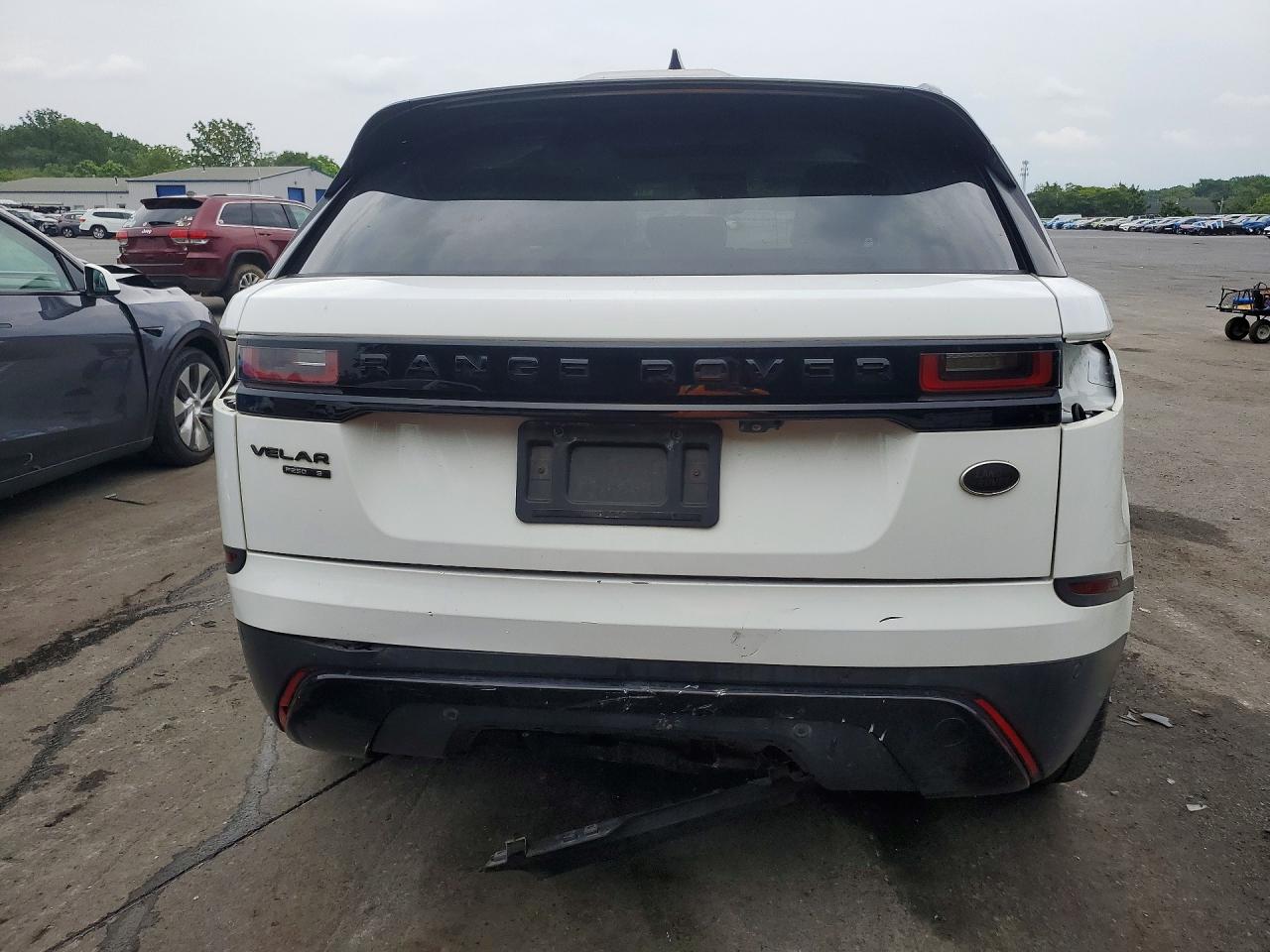 2020 Land Rover Range Rover Velar S Белый vin: SALYB2EX7LA239485
