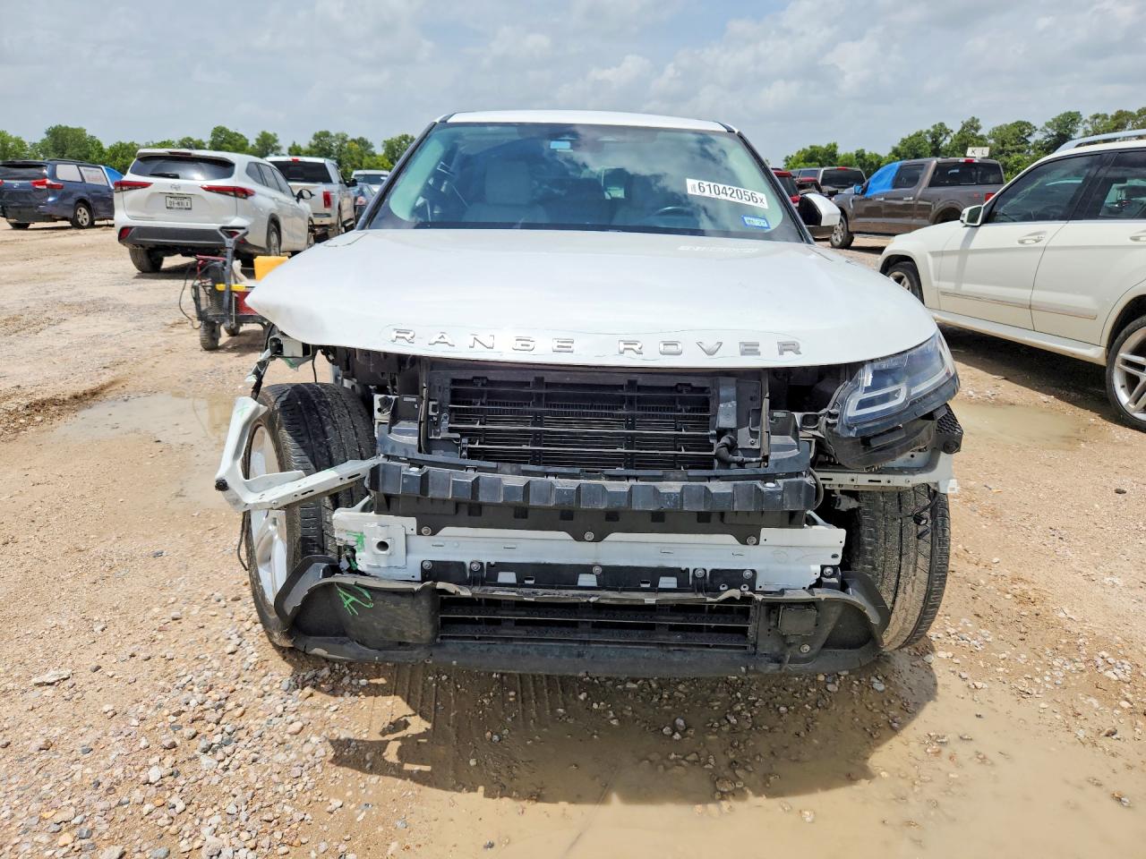 2021 Land Rover Range Rover Velar S White vin: SALYJ2EX1MA312998