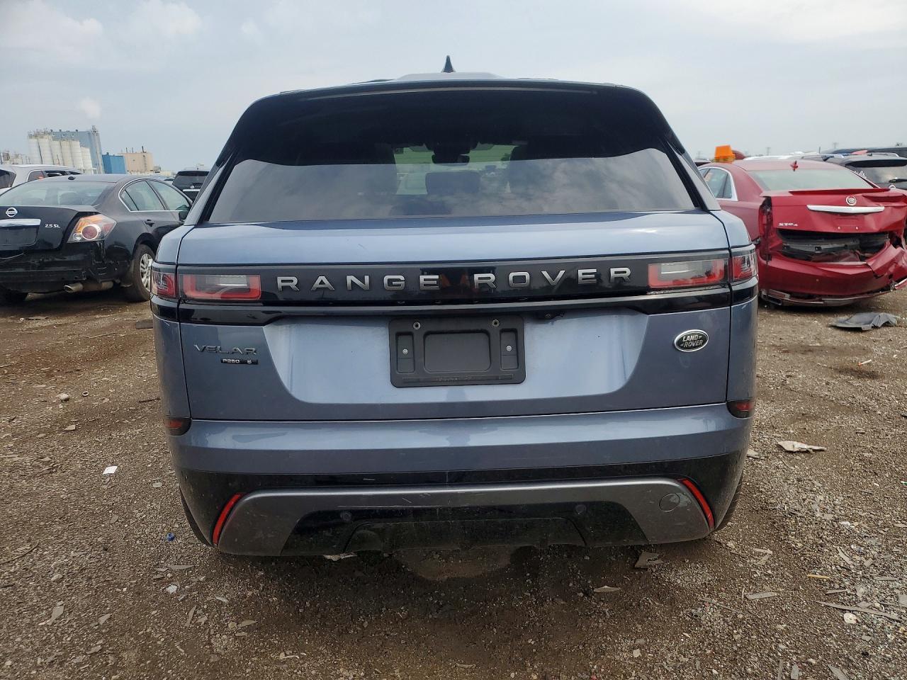 2020 Land Rover Range Rover Velar R-dynamic S Синий vin: SALYK2EX9LA293211