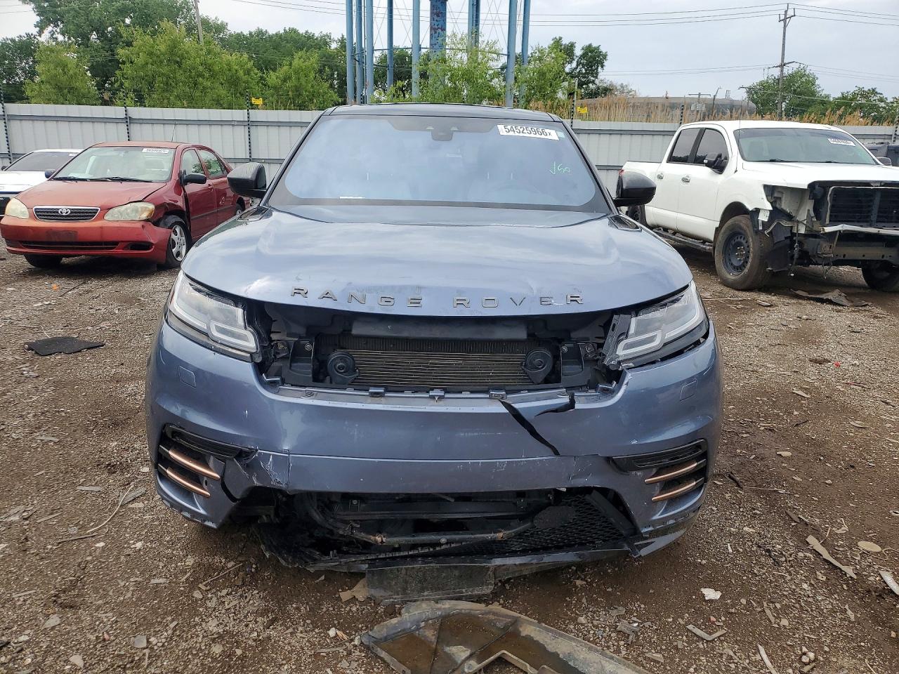 2020 Land Rover Range Rover Velar R-dynamic S Синий vin: SALYK2EX9LA293211
