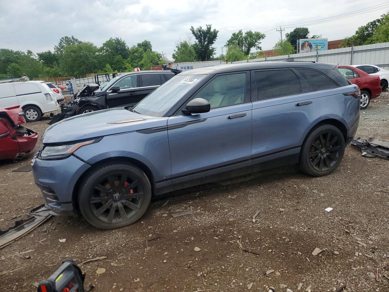 2020 Land Rover Range Rover Velar R-dynamic S Blue vin: SALYK2EX9LA293211