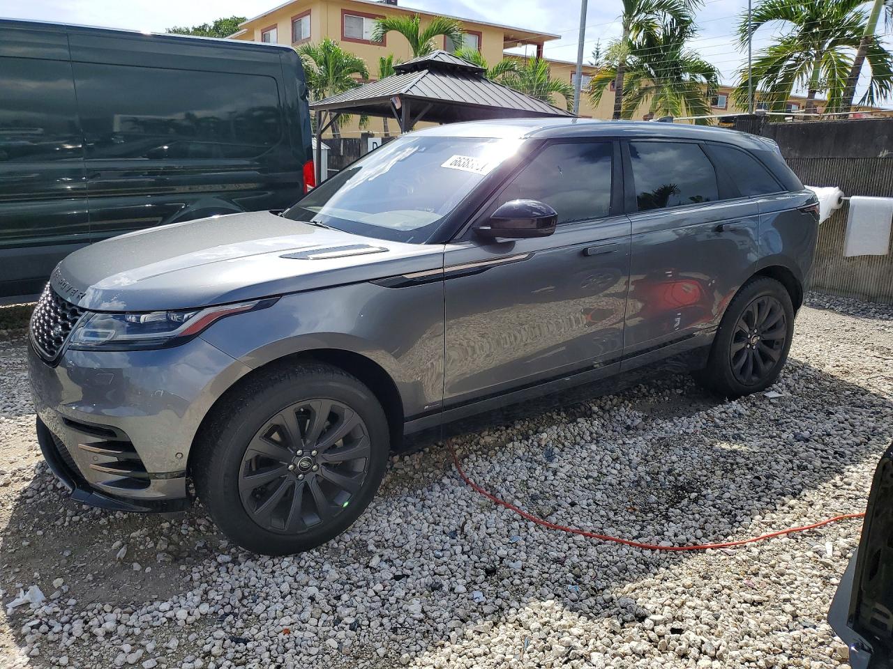 2019 Land Rover Range Rover Velar R-dynamic Se Gray vin: SALYL2EX2KA794520