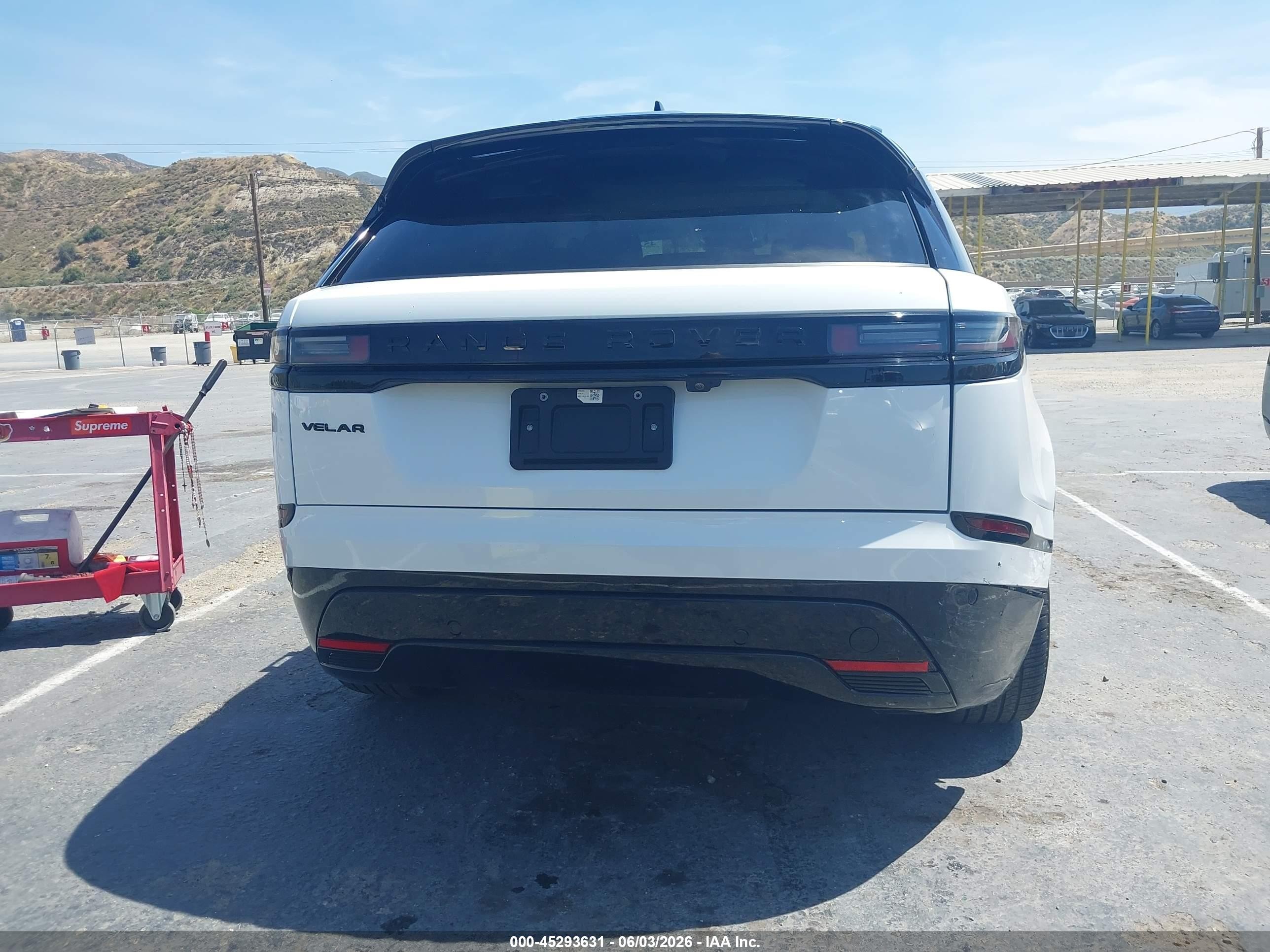 2025 Land Rover Range Rover Velar P250 Dynamic Se White vin: SALYL2EX4SA808014