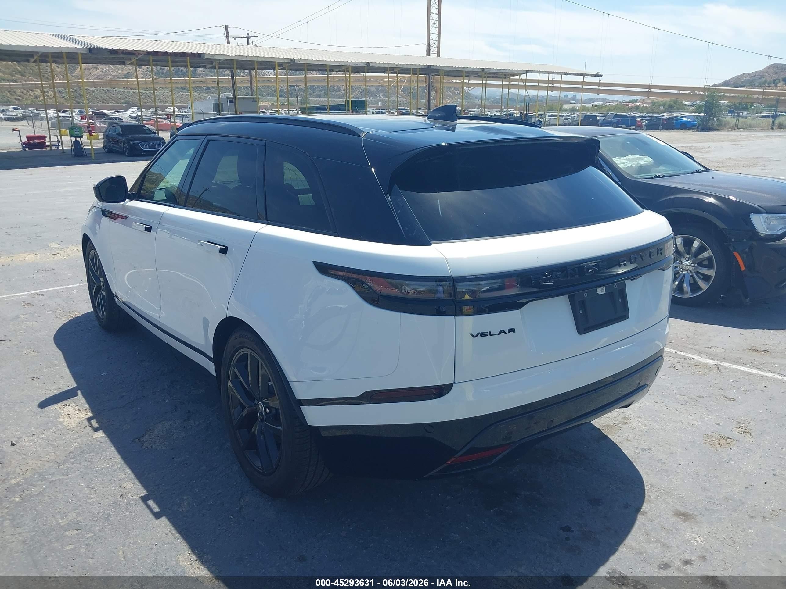 2025 Land Rover Range Rover Velar P250 Dynamic Se White vin: SALYL2EX4SA808014