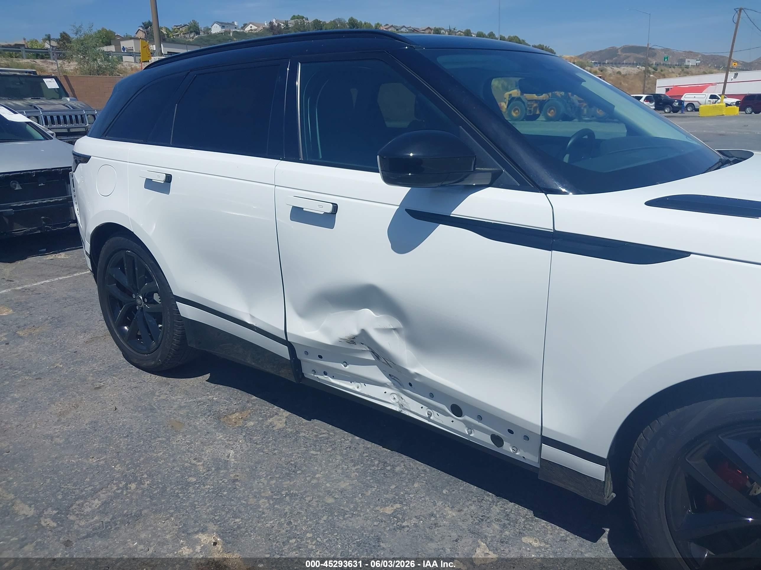 2025 Land Rover Range Rover Velar P250 Dynamic Se White vin: SALYL2EX4SA808014