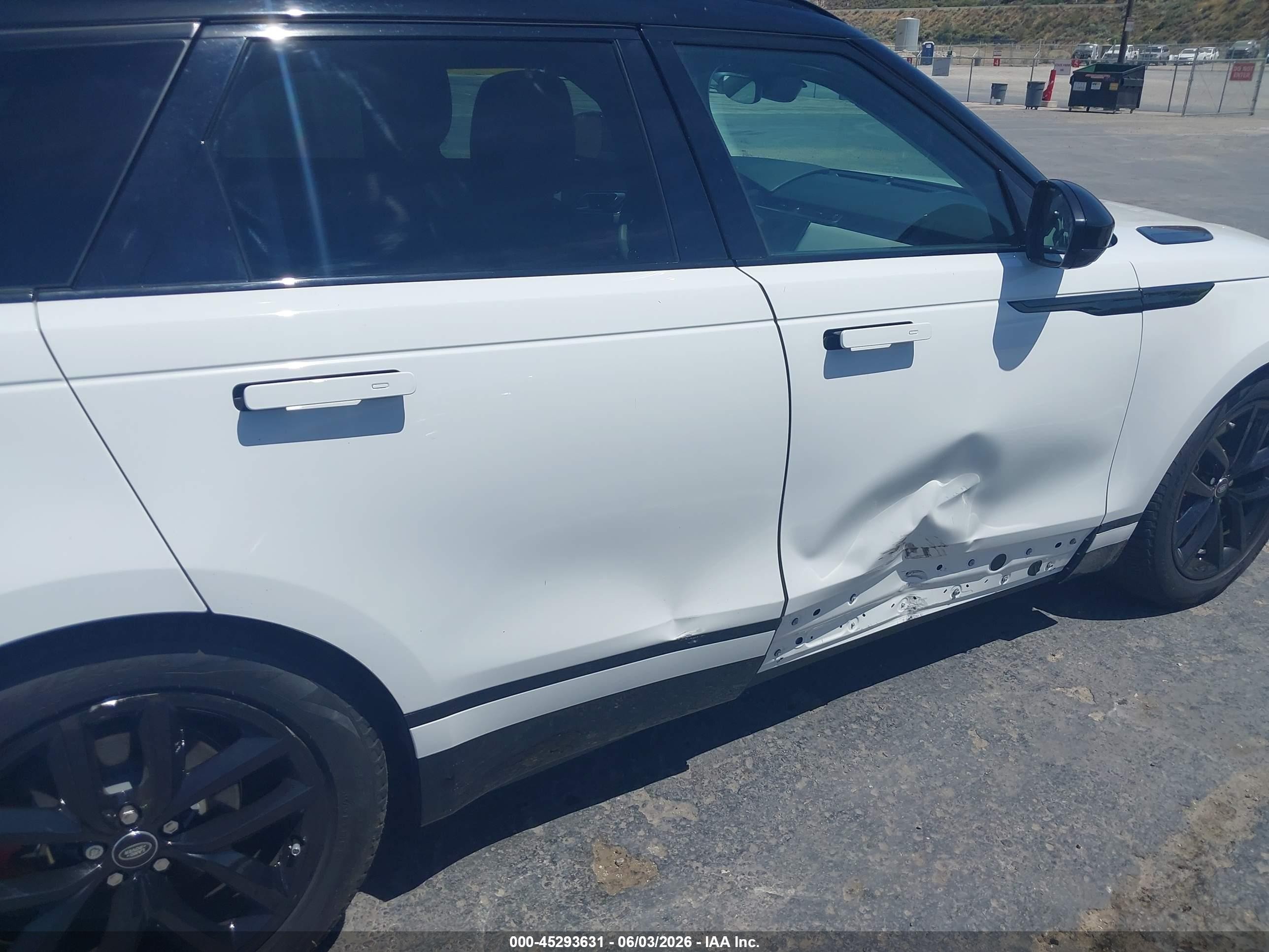 2025 Land Rover Range Rover Velar P250 Dynamic Se White vin: SALYL2EX4SA808014