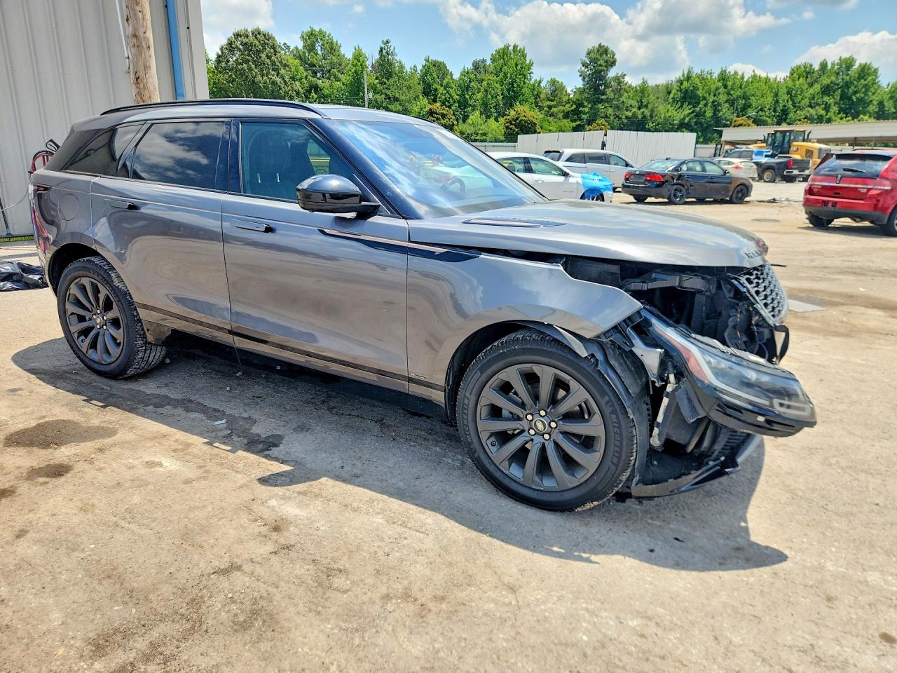 2019 Land Rover Range Rover Velar R-dynamic Se Gray vin: SALYL2EXXKA796144