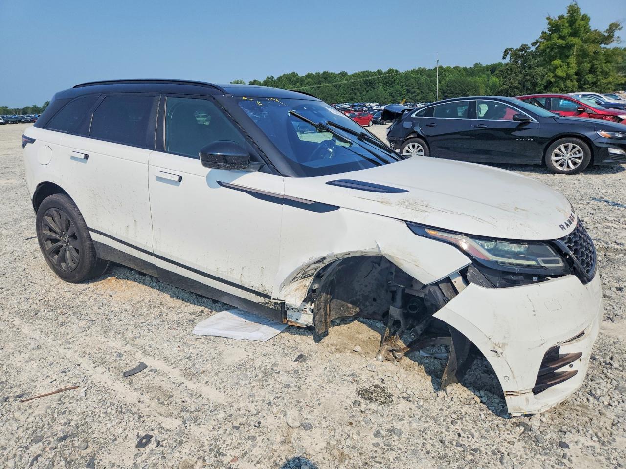 2018 Land Rover Range Rover Velar R-dynamic Se Белый vin: SALYL2RV1JA771382