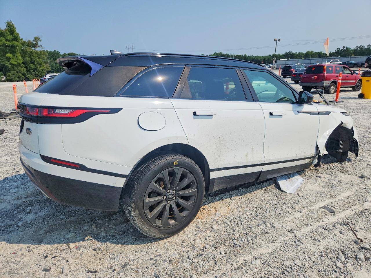 2018 Land Rover Range Rover Velar R-dynamic Se Белый vin: SALYL2RV1JA771382