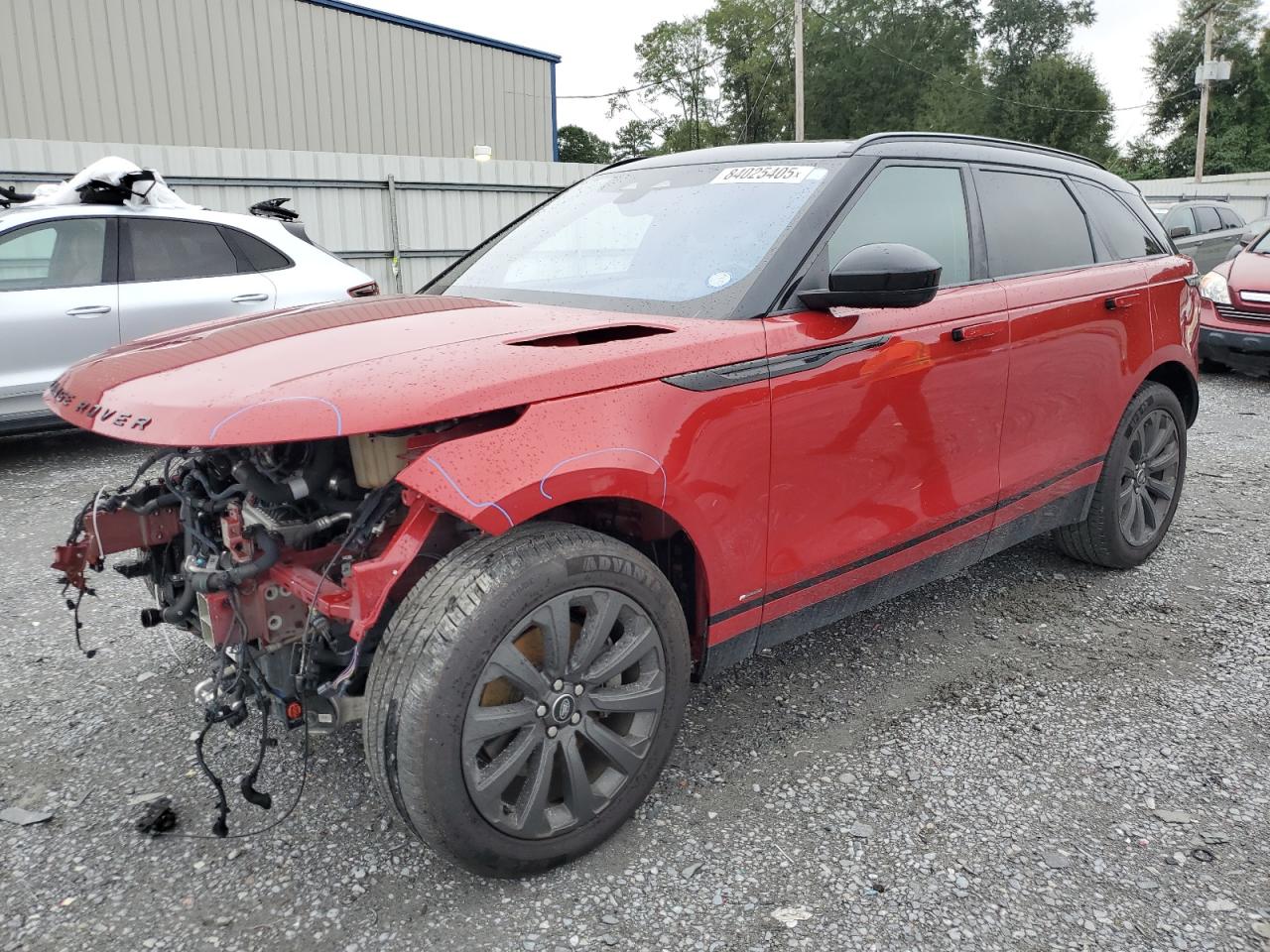 2021 Land Rover Range Rover Velar R-dynamic S Red vin: SALYT2EX9MA313522