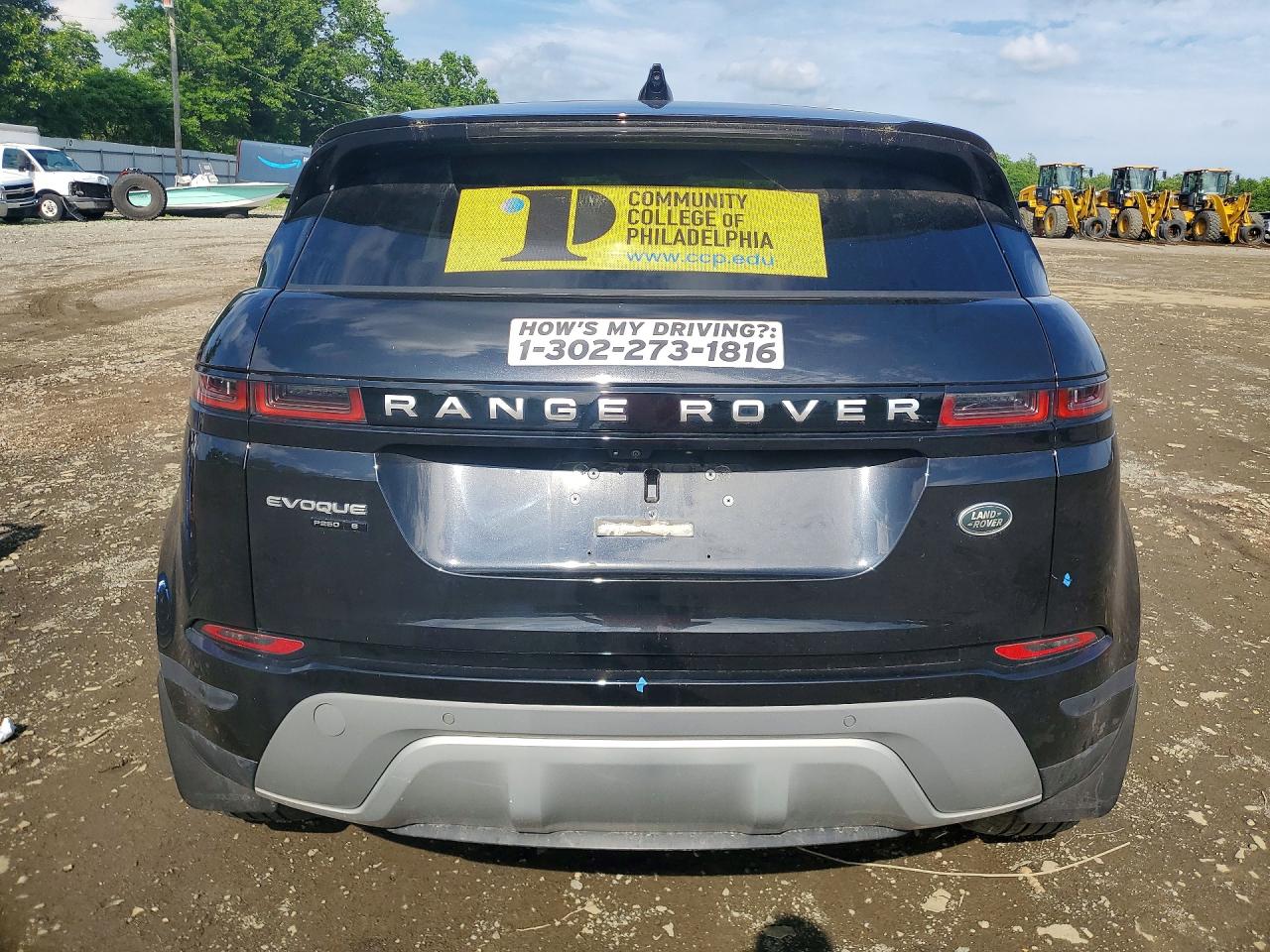 2020 Land Rover Range Rover Evoque S Black vin: SALZJ2FX1LH086986