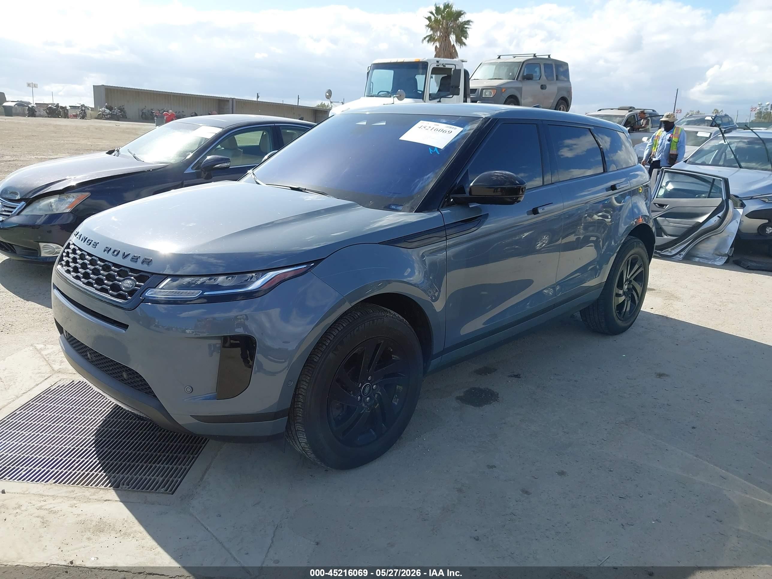 2021 Land Rover Range Rover Evoque S Gray vin: SALZJ2FX1MH122600