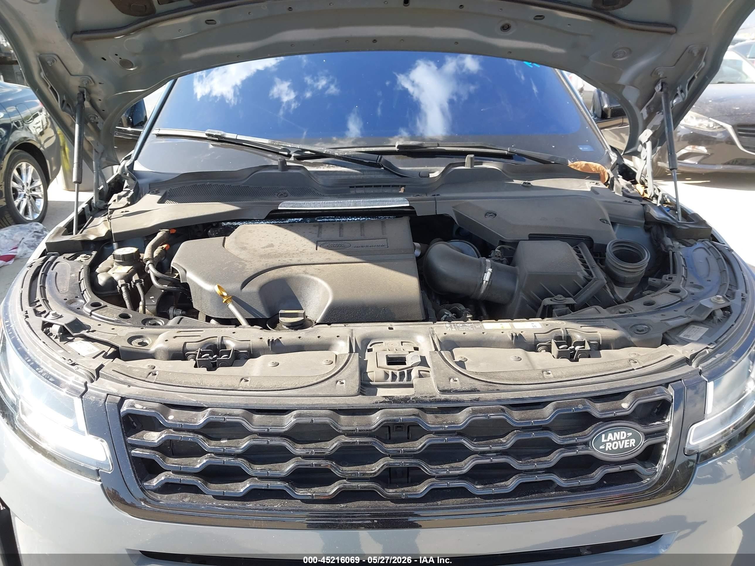 2021 Land Rover Range Rover Evoque S Gray vin: SALZJ2FX1MH122600