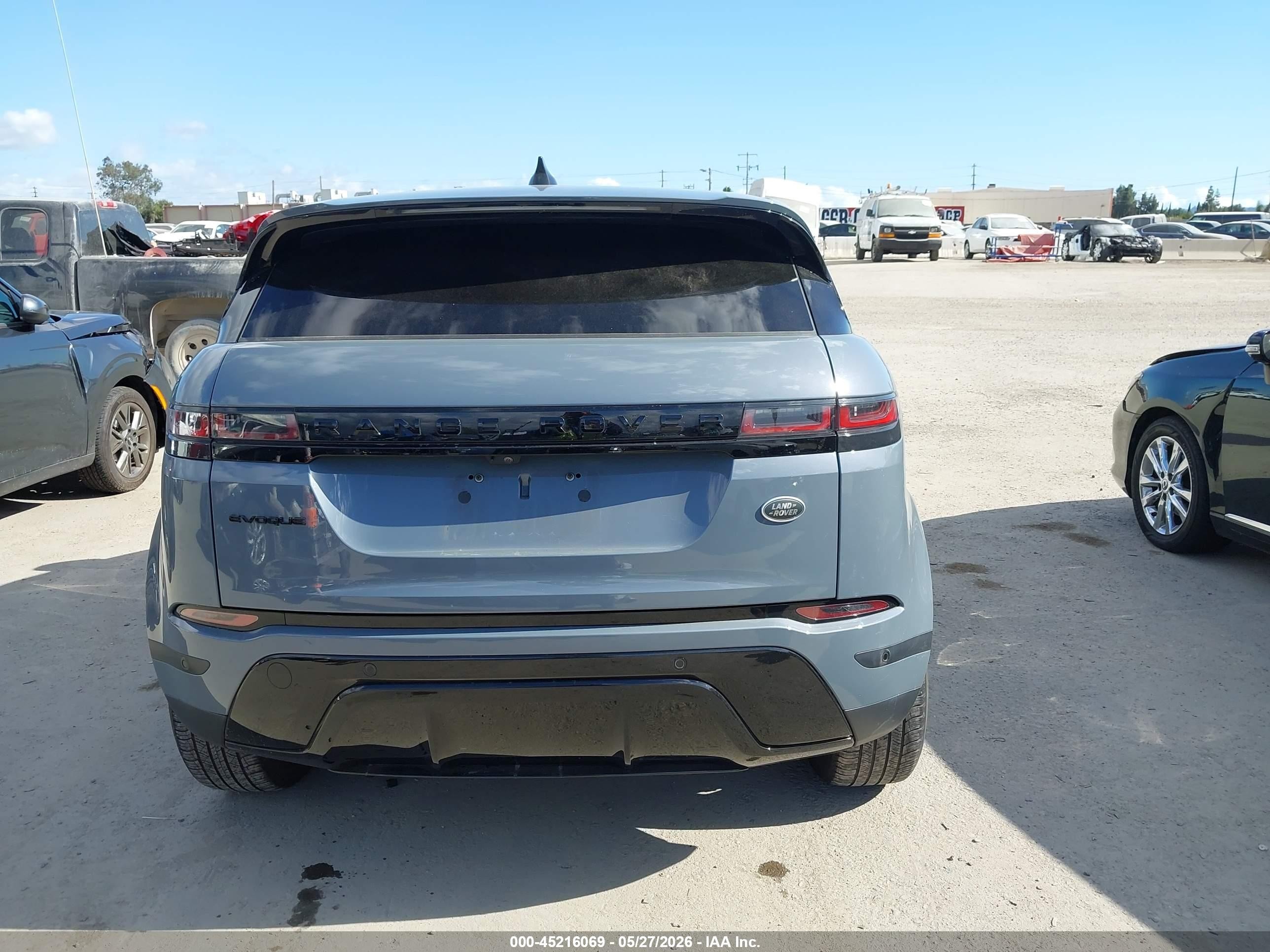 2021 Land Rover Range Rover Evoque S Gray vin: SALZJ2FX1MH122600