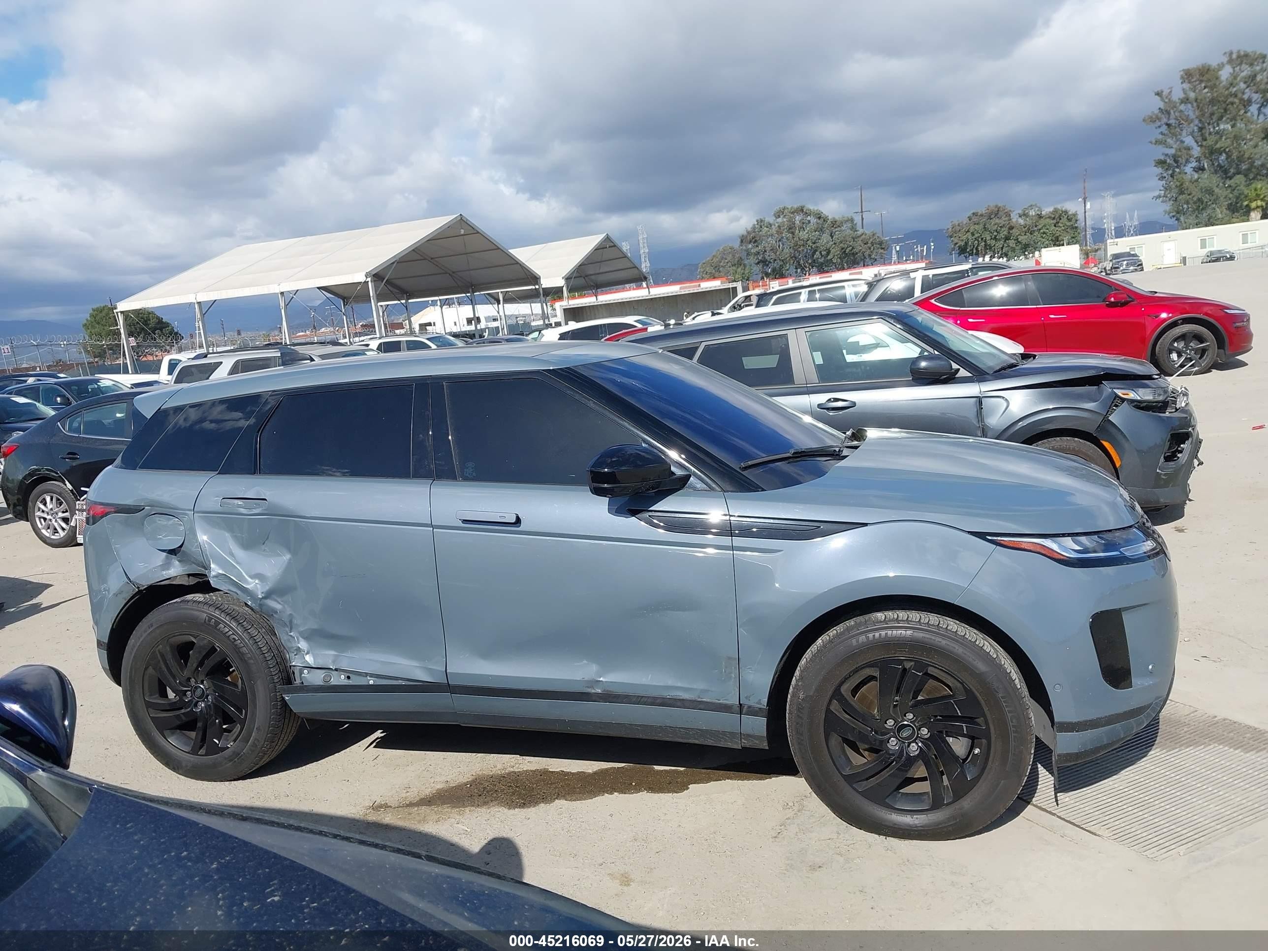 2021 Land Rover Range Rover Evoque S Gray vin: SALZJ2FX1MH122600
