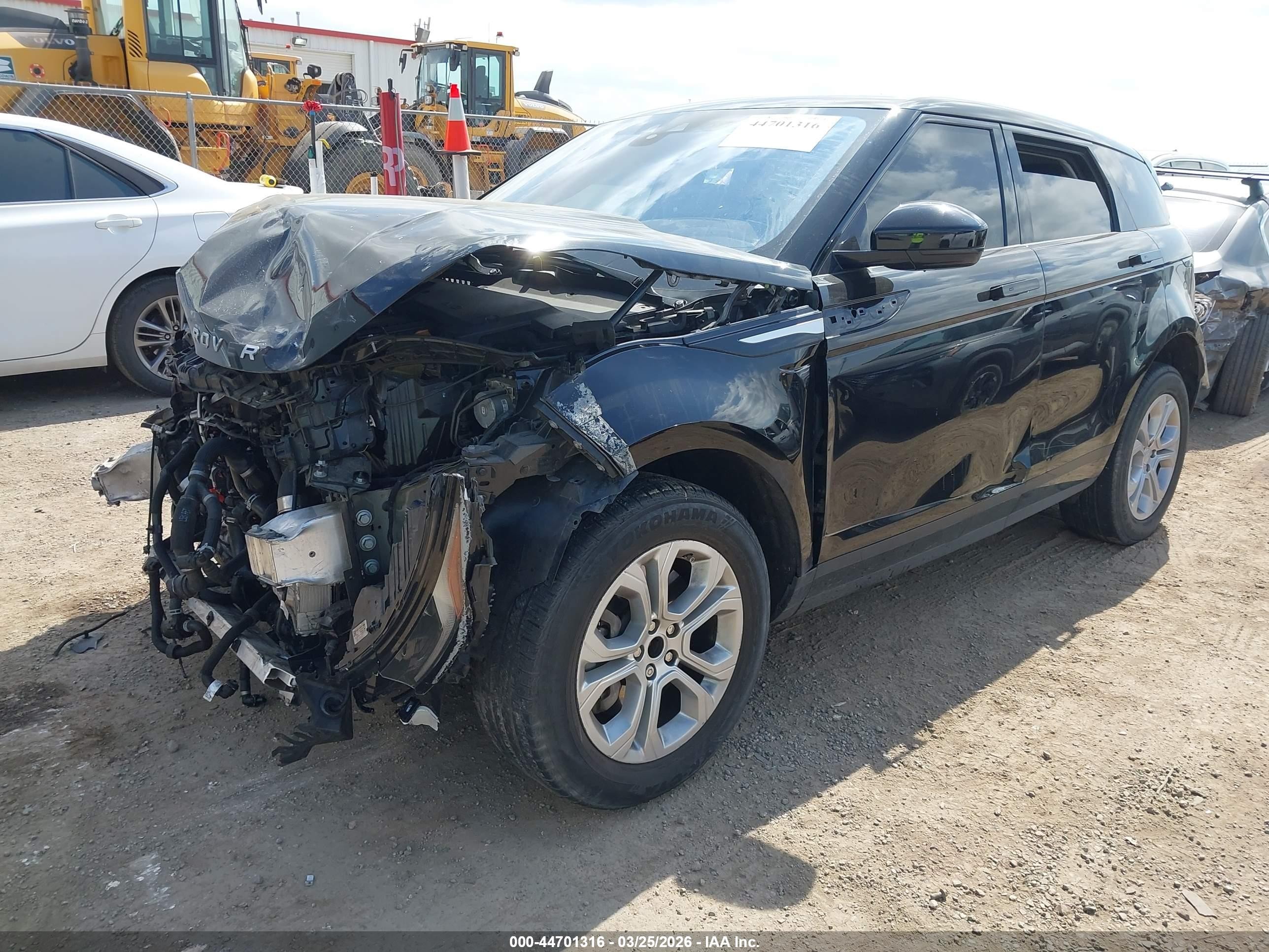 2020 Land Rover Range Rover Evoque S Black vin: SALZJ2FX2LH079898