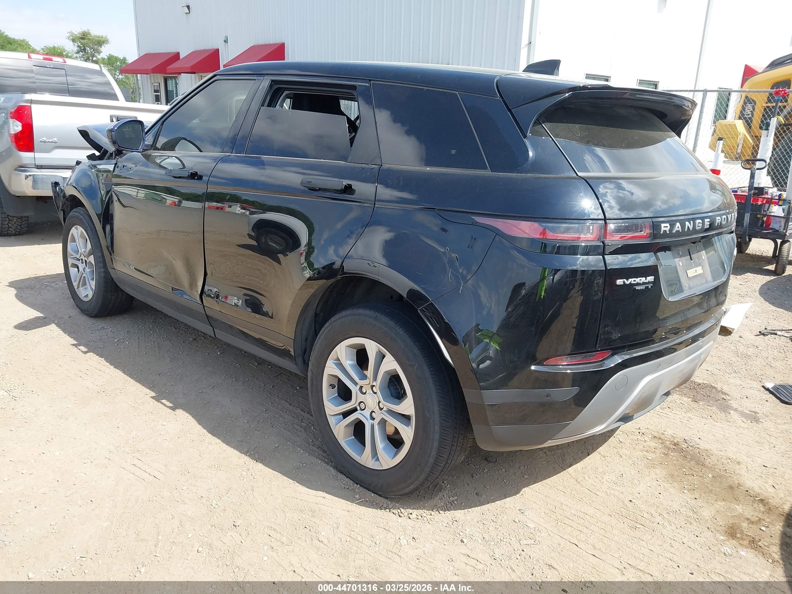 2020 Land Rover Range Rover Evoque S Black vin: SALZJ2FX2LH079898