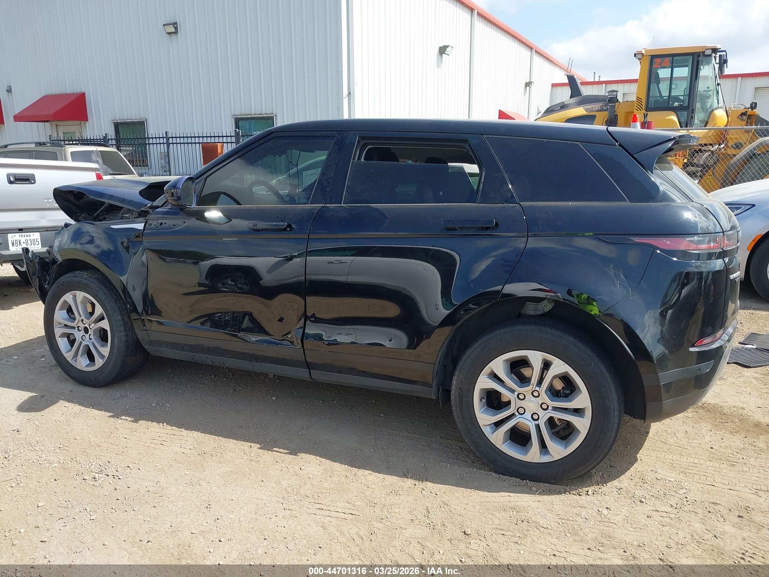 2020 Land Rover Range Rover Evoque S Black vin: SALZJ2FX2LH079898