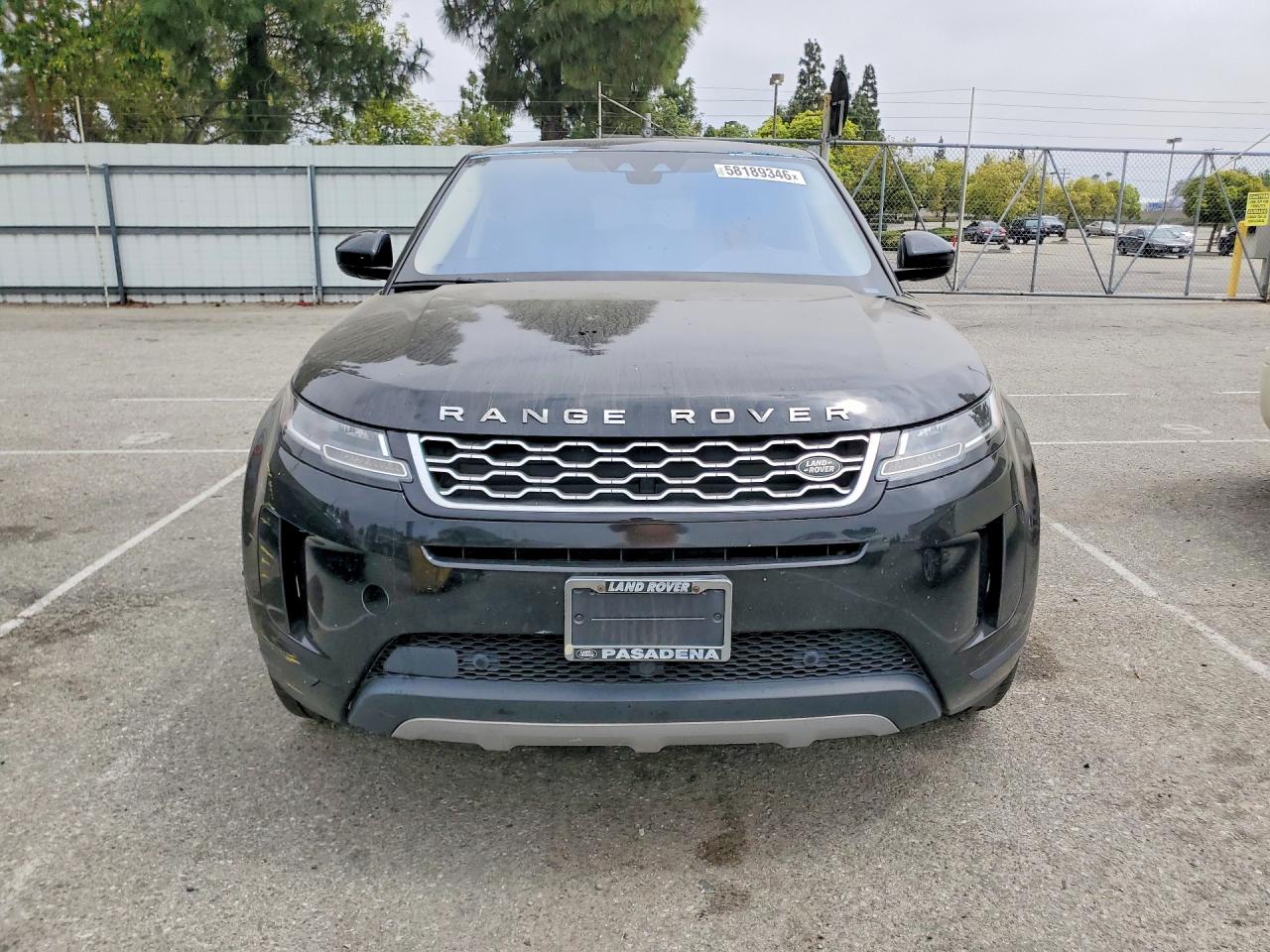 2020 Land Rover Range Rover Evoque S Black vin: SALZJ2FX6LH062103