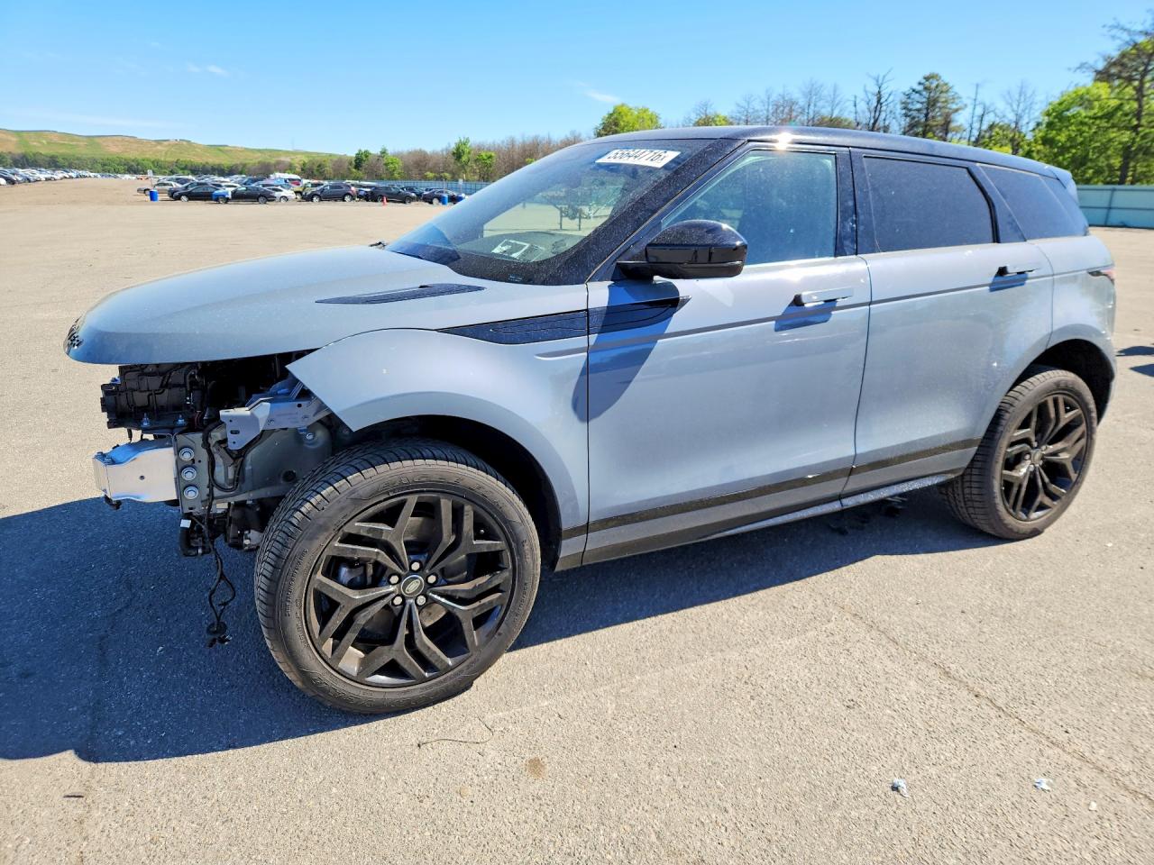 2023 Land Rover Range Rover Evoque R-dynamic Se Gray vin: SALZL2FX7PH223963