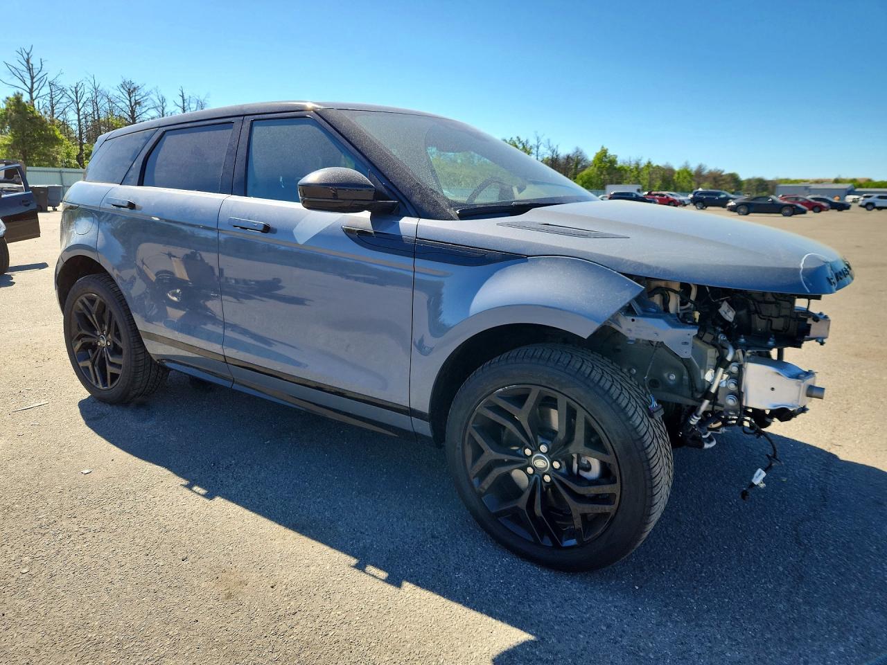 2023 Land Rover Range Rover Evoque R-dynamic Se Gray vin: SALZL2FX7PH223963