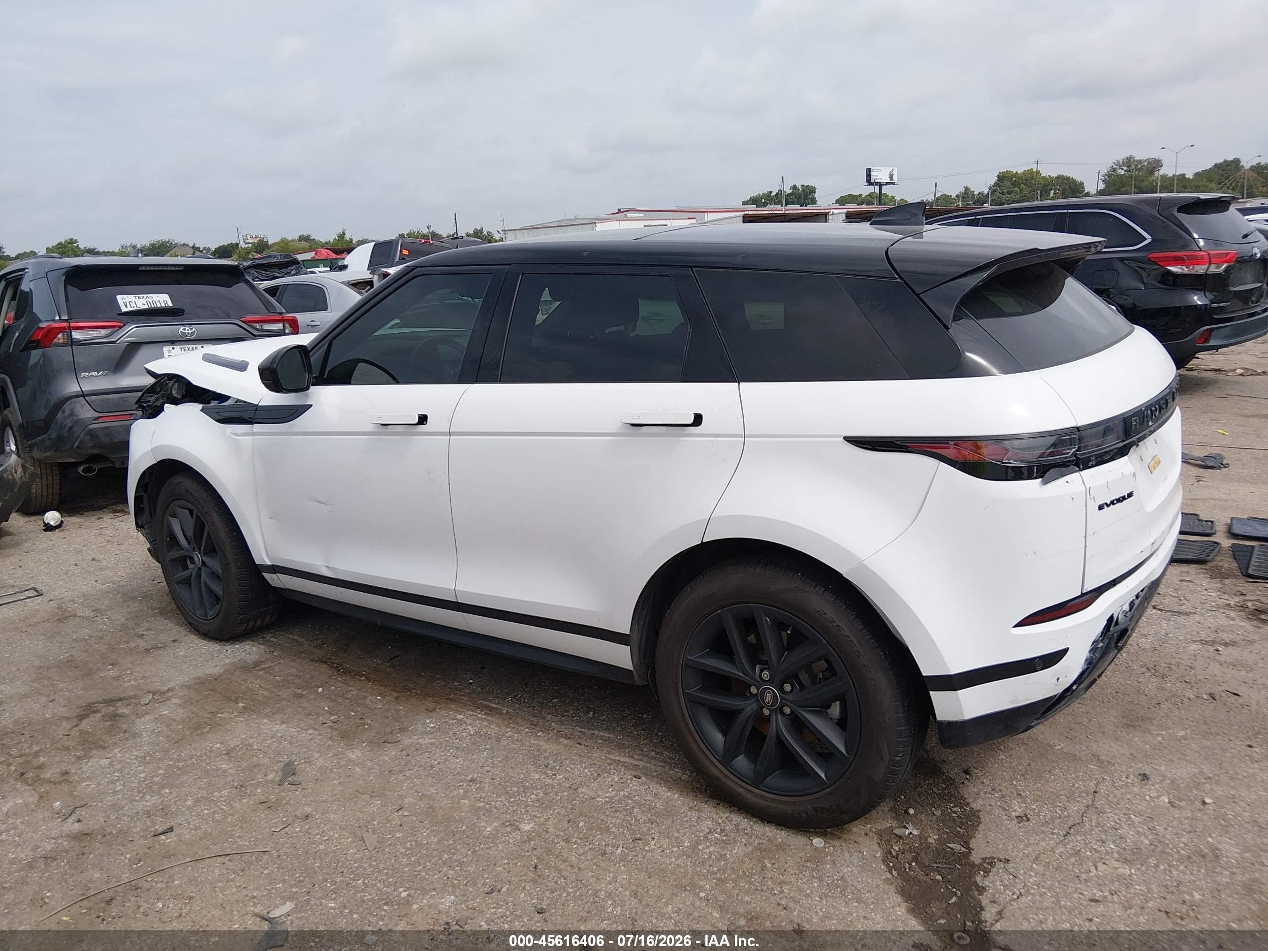 2024 Land Rover Range Rover Evoque Dynamic Se White vin: SALZL2FX8RH243318