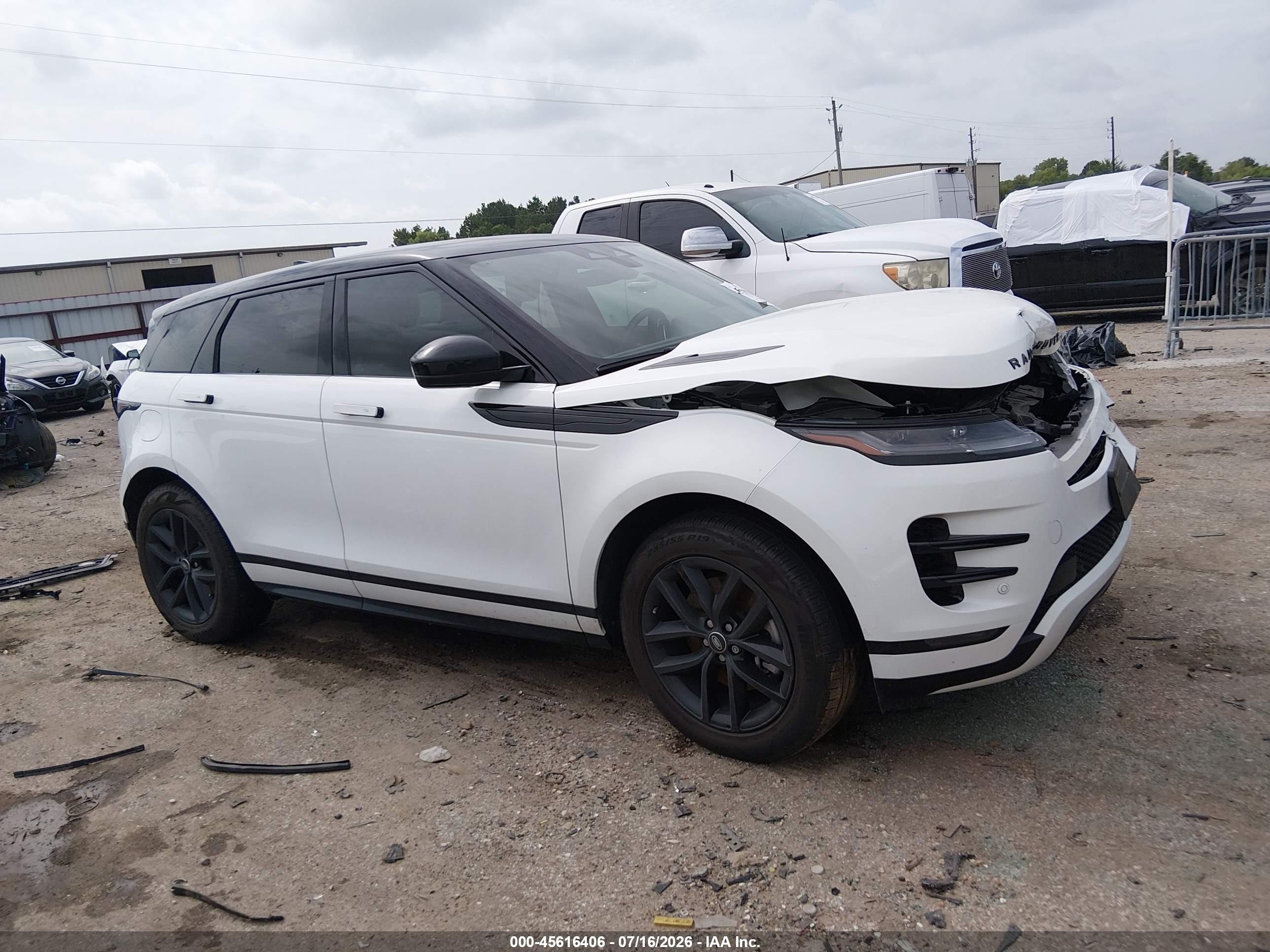 2024 Land Rover Range Rover Evoque Dynamic Se White vin: SALZL2FX8RH243318