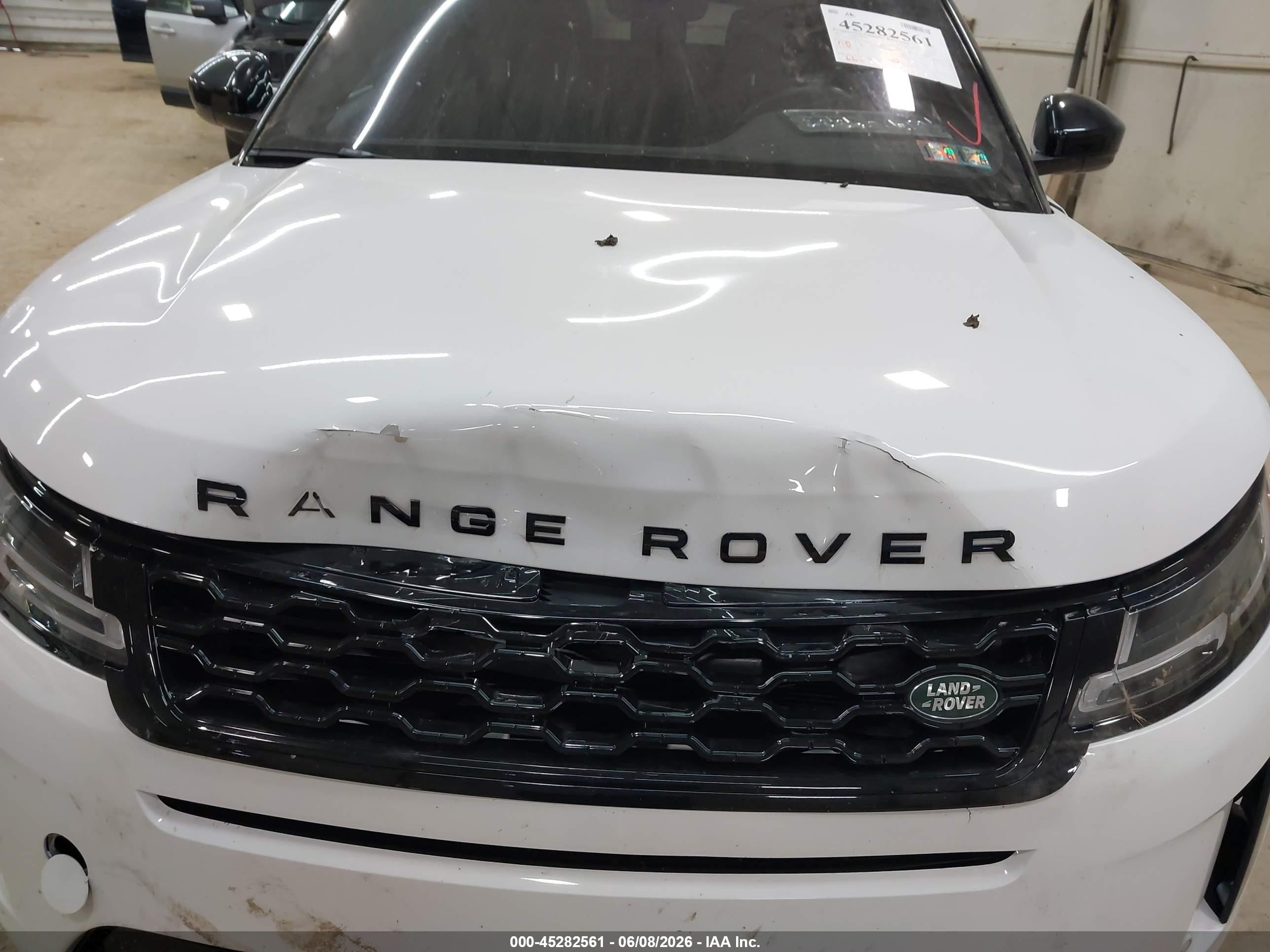 2021 Land Rover Range Rover Evoque Se White vin: SALZP2FX1MH123146