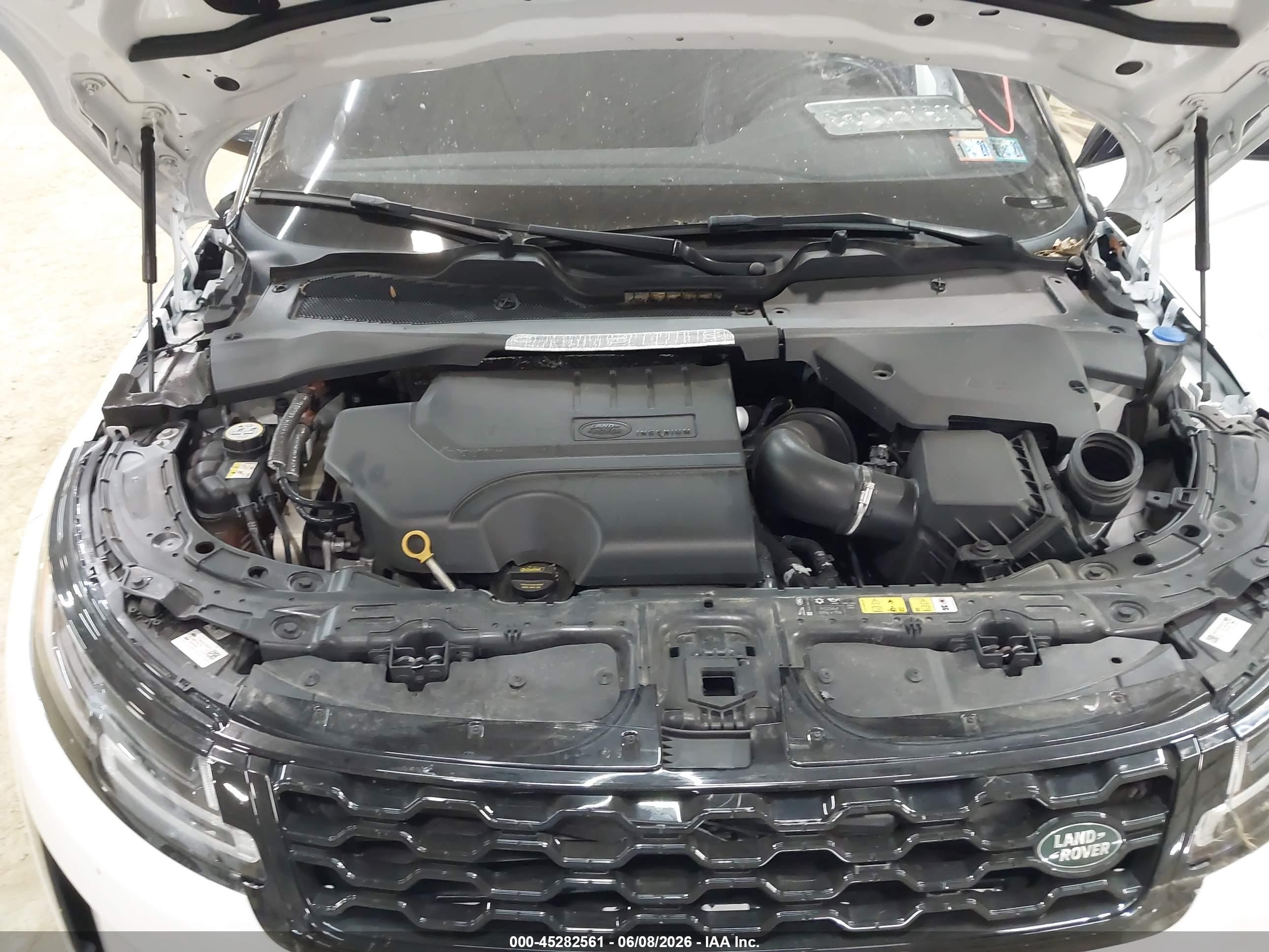2021 Land Rover Range Rover Evoque Se White vin: SALZP2FX1MH123146