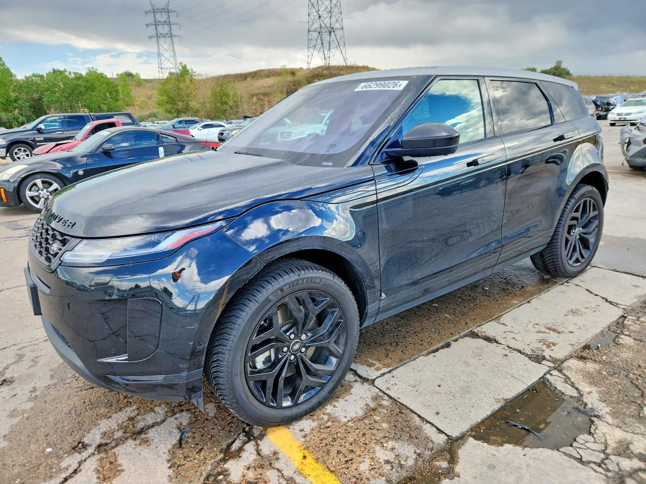 2020 Land Rover Range Rover Evoque Se Black vin: SALZP2FX8LH085350