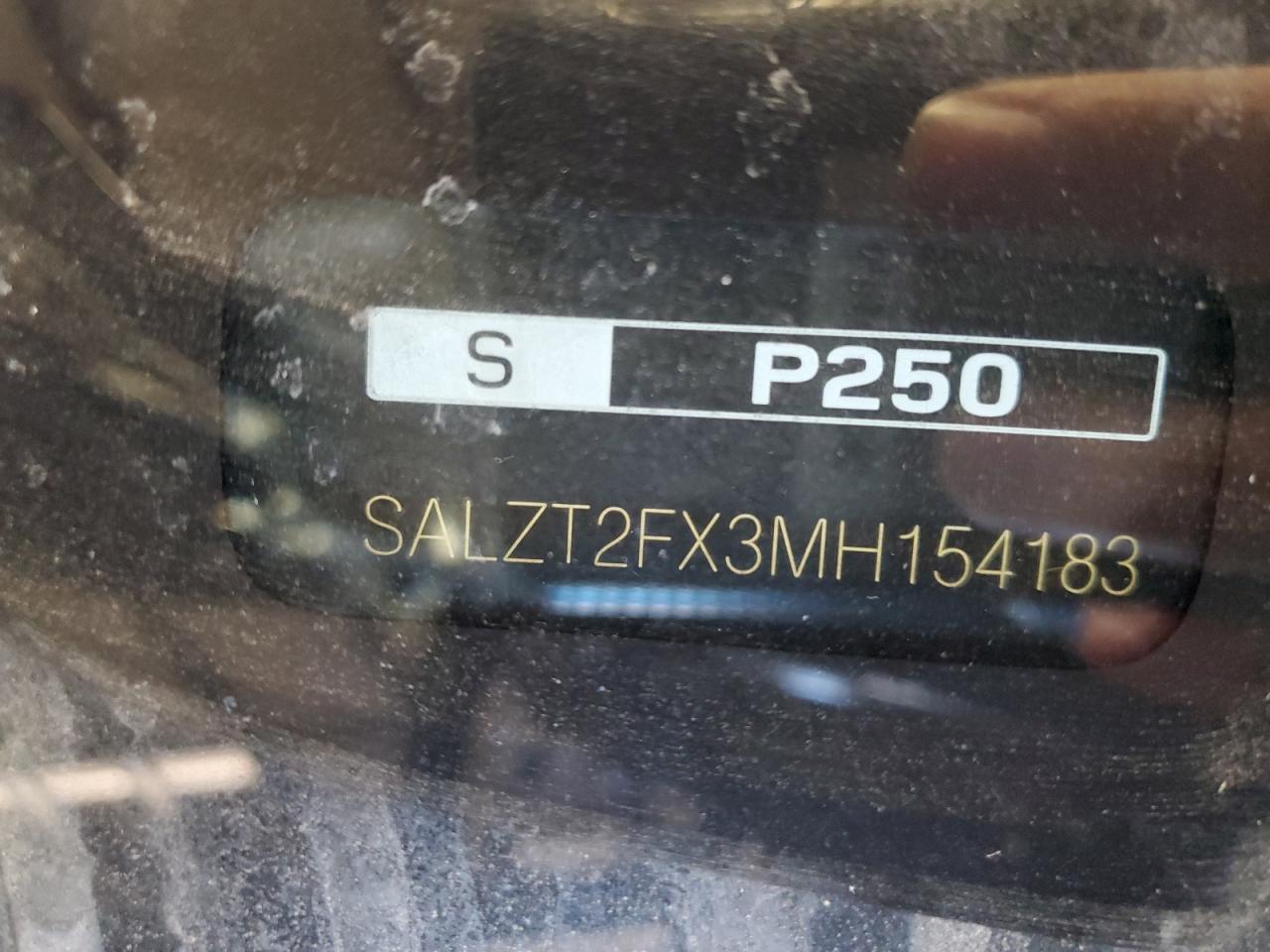 2021 Land Rover Range Rover Evoque R-dynamic S Blue vin: SALZT2FX3MH154183