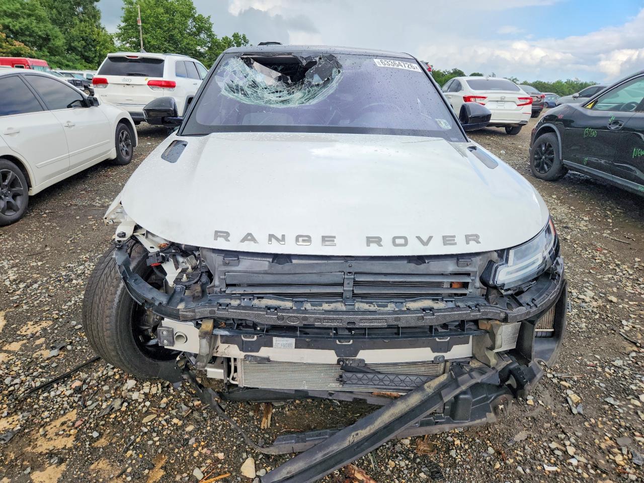 2020 Land Rover Range Rover Evoque S White vin: SALZT2GX0LH065068