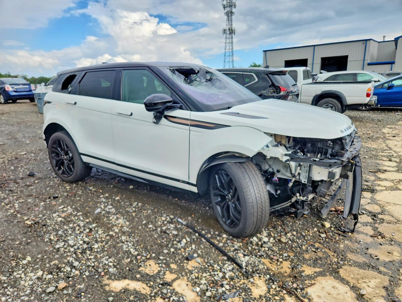 2020 Land Rover Range Rover Evoque S White vin: SALZT2GX0LH065068