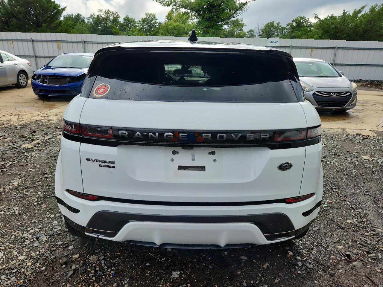 2020 Land Rover Range Rover Evoque S White vin: SALZT2GX0LH065068