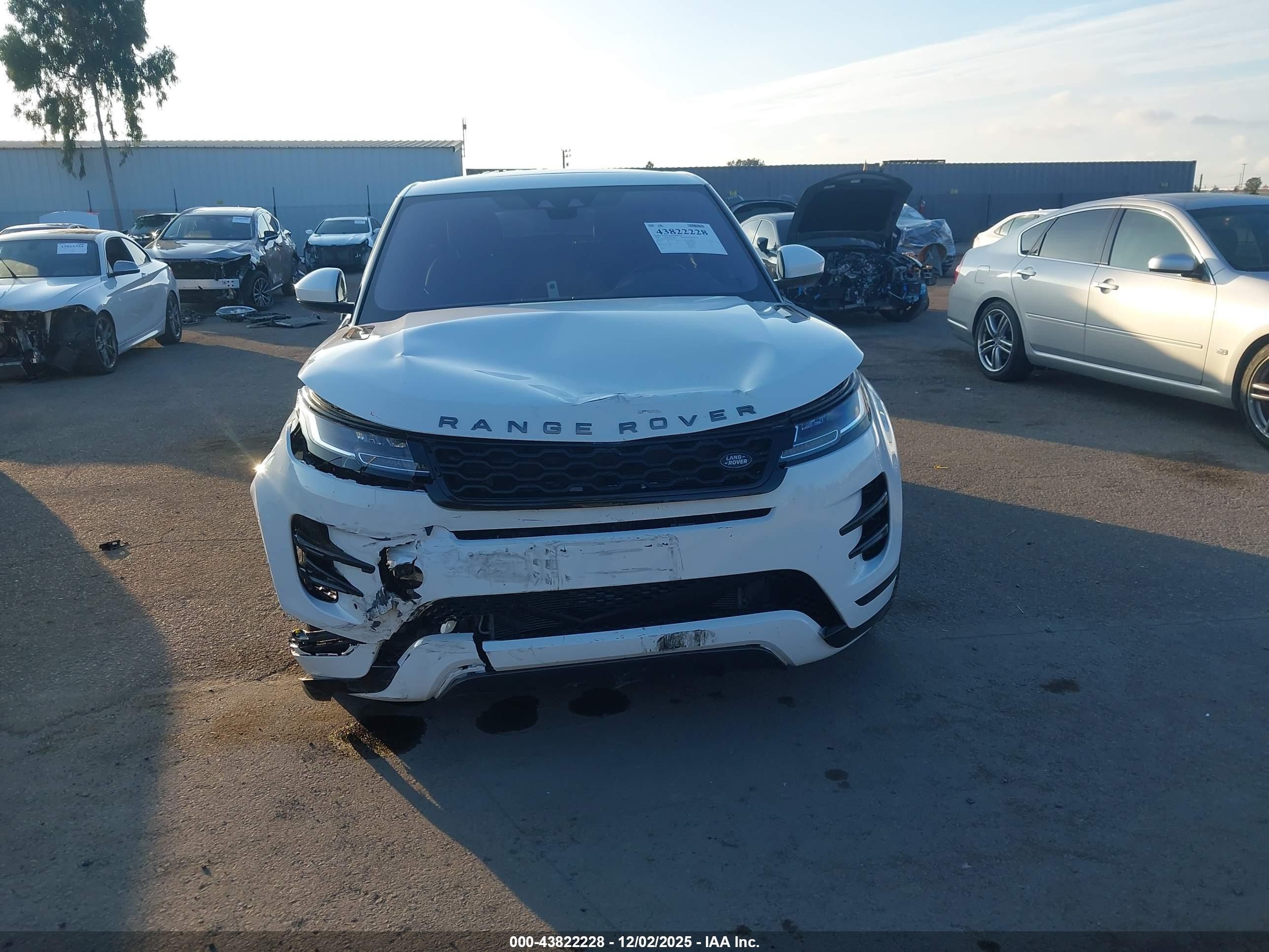 2020 Land Rover Range Rover Evoque R-dynamic S White vin: SALZT2GX7LH057873