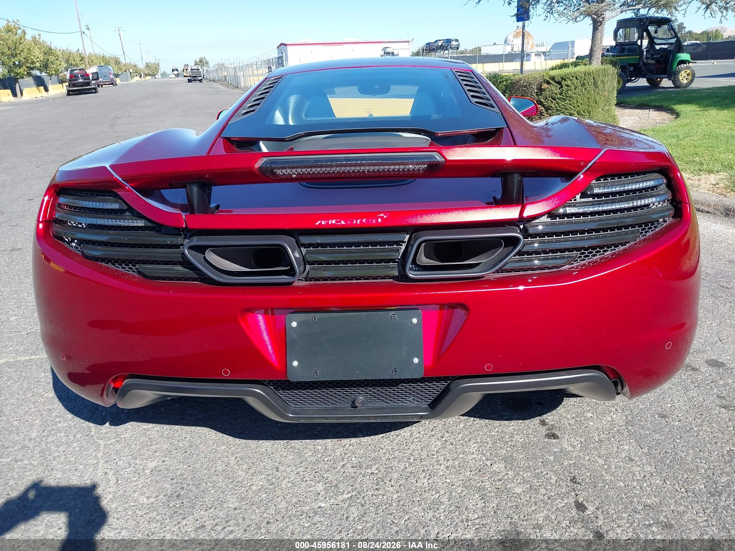 2013 Mclaren Mp4-12c   Red vin: SBM11AAA9DW001835