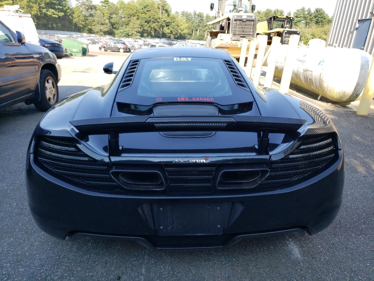 2012 Mclaren Automotive Mp4-12c  Black vin: SBM11AAAXCW000353