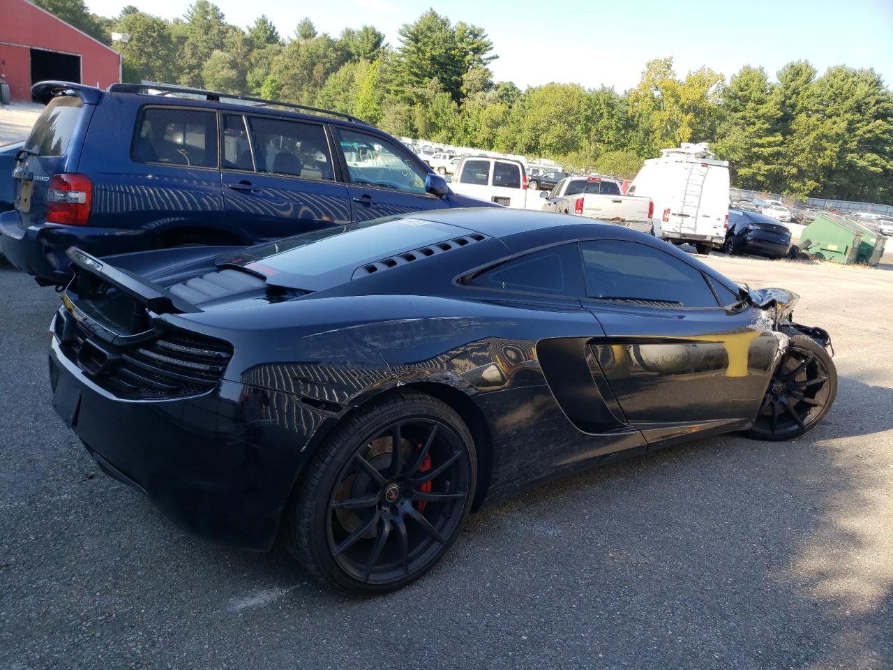 2012 Mclaren Automotive Mp4-12c  Black vin: SBM11AAAXCW000353