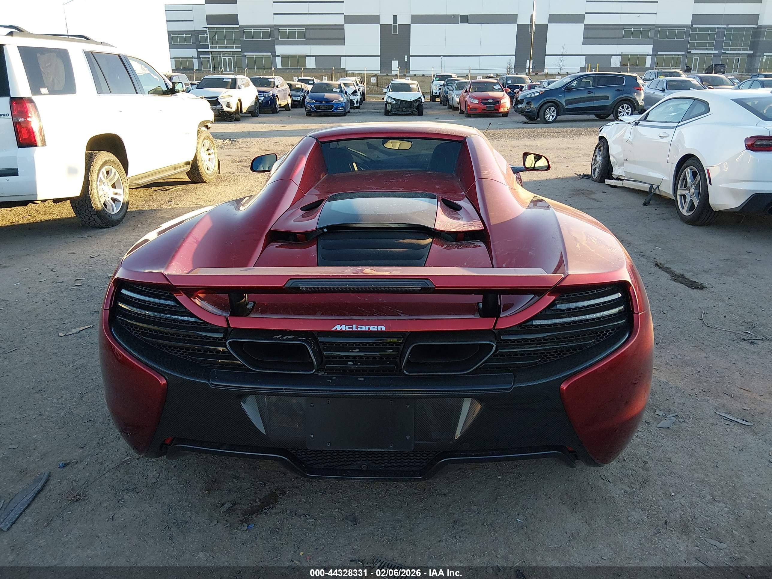 2015 Mclaren 650s   Red vin: SBM11FAA2FW004592