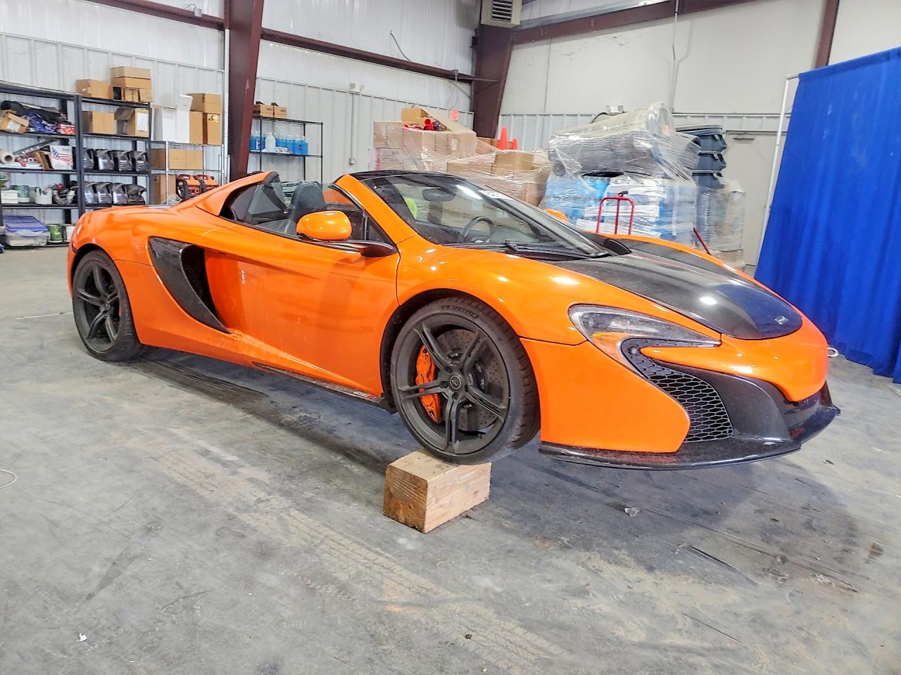 2015 Mclaren Automotive 650s Spider Orange vin: SBM11FAA8FW003740