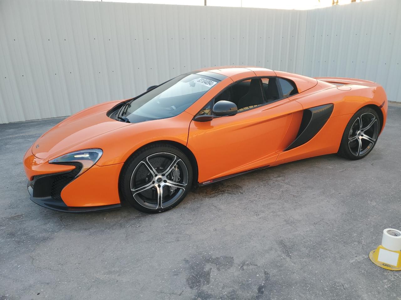 2016 Mclaren Automotive 650s Spider Orange vin: SBM11FAA8GW005859