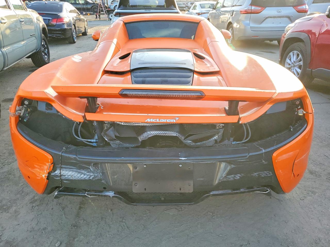 2015 Mclaren Automotive 650s Spider Orange vin: SBM11FAA9FW004945