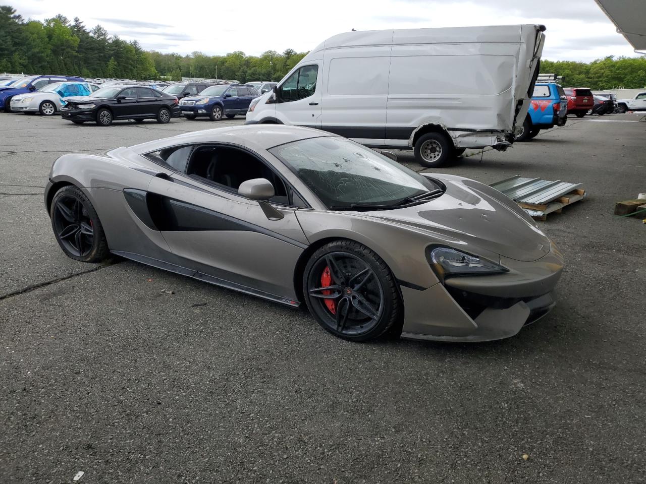2017 Mclaren Automotive 570s  Gray vin: SBM13DAA7HW003763